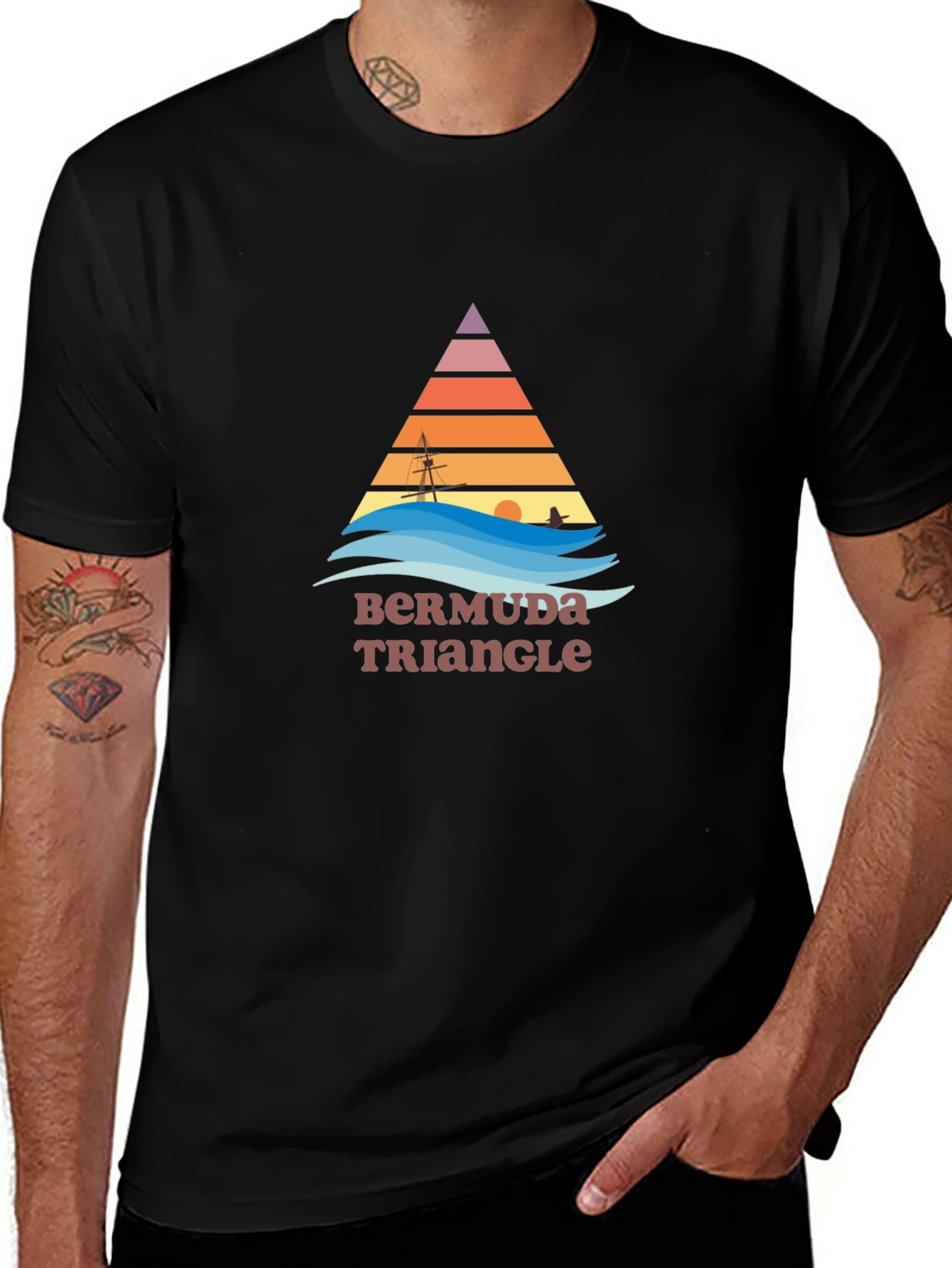 Bermuda Triangle Retro T-Shirt