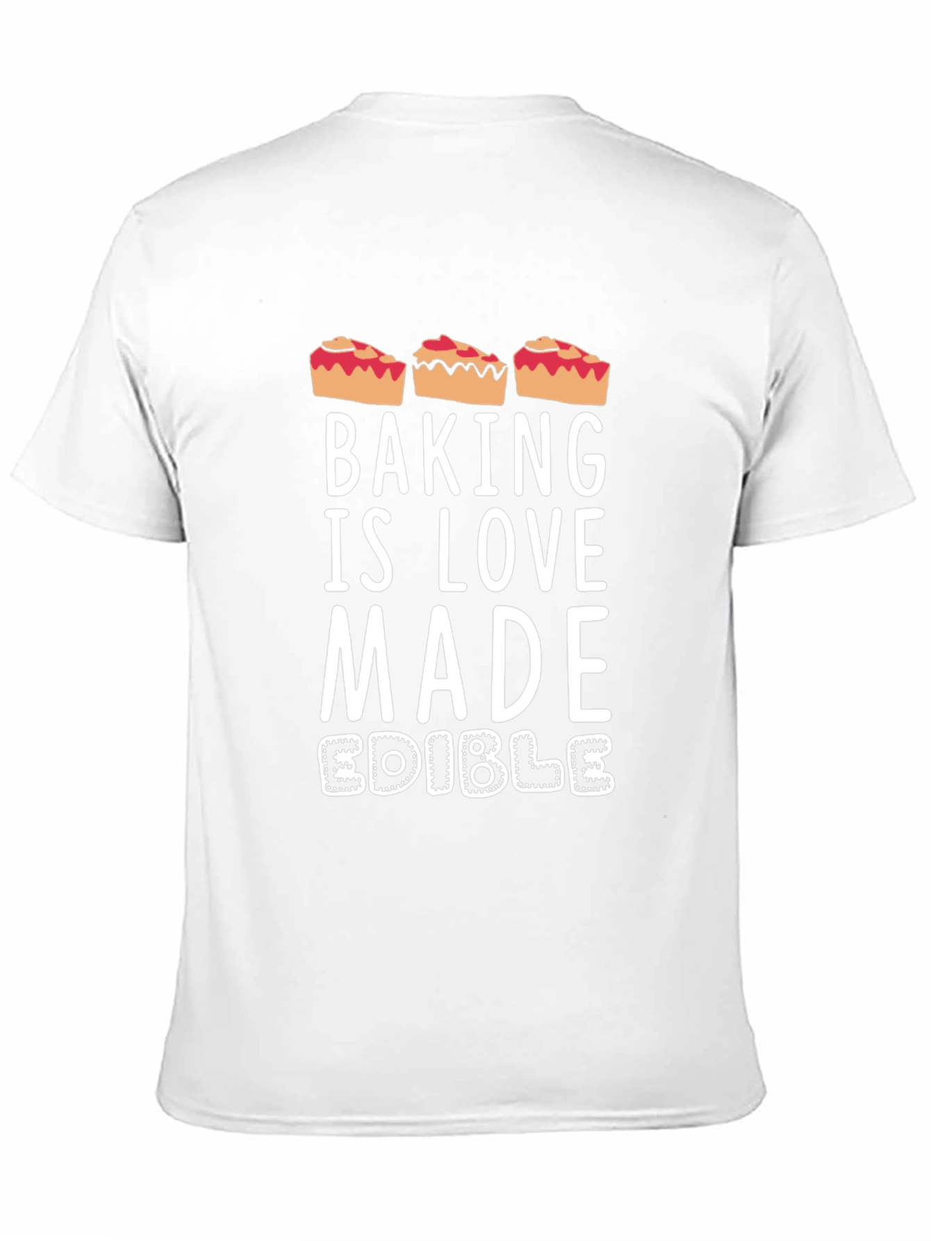Baking is Love Made Edible Funny Pie T-Shirt
