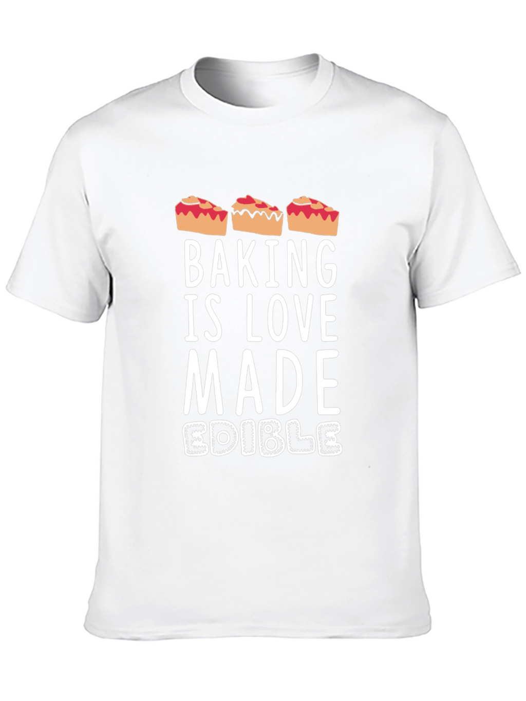Baking is Love Made Edible Funny Pie T-Shirt