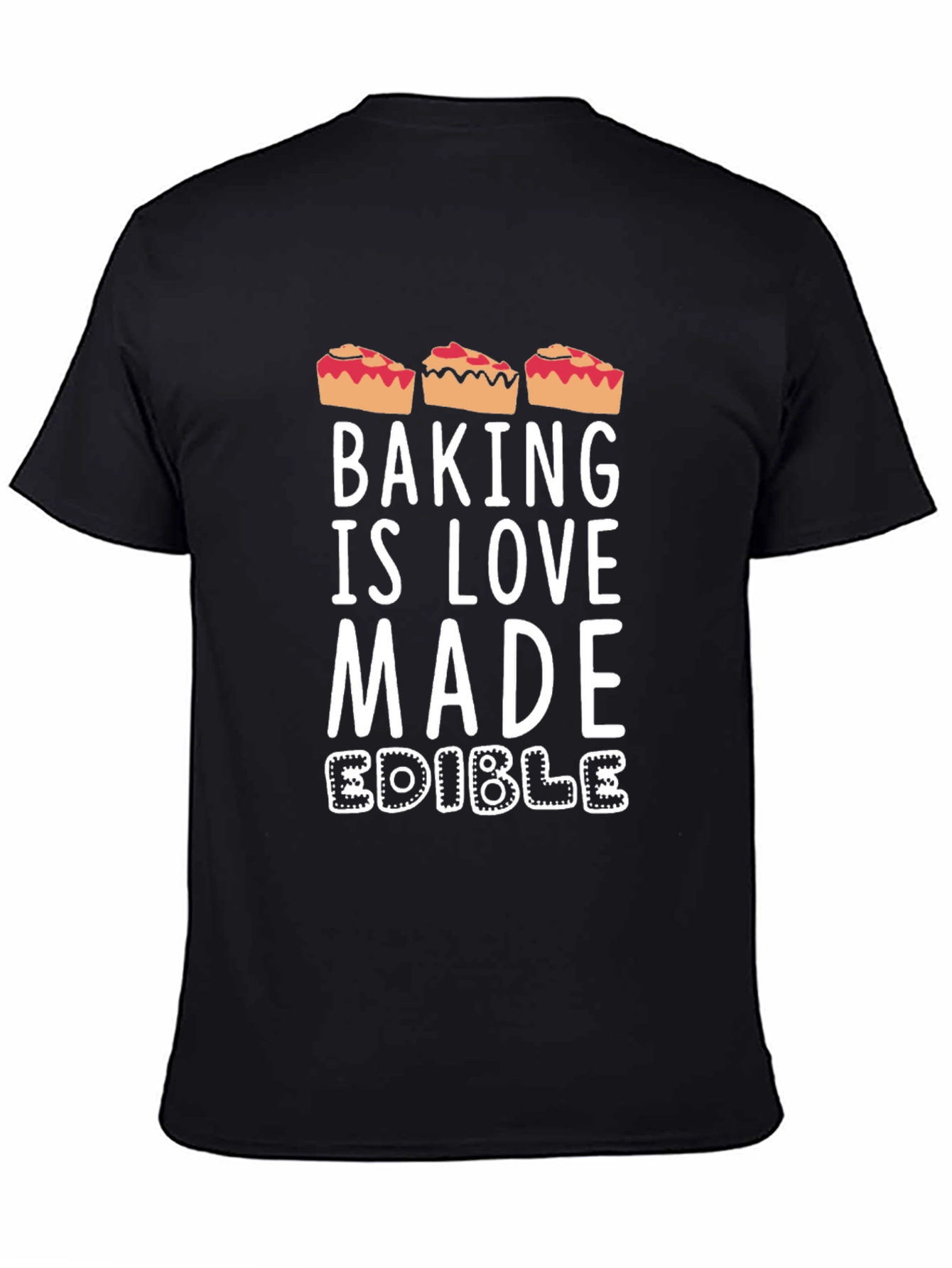 Baking is Love Made Edible Funny Pie T-Shirt