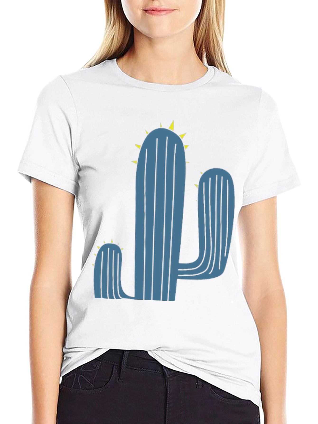 Cactus Graphic T-Shirt - Trendy Desert Style