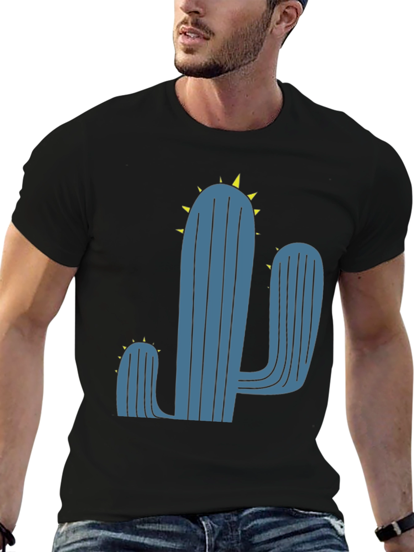 Cactus Graphic T-Shirt - Trendy Desert Style