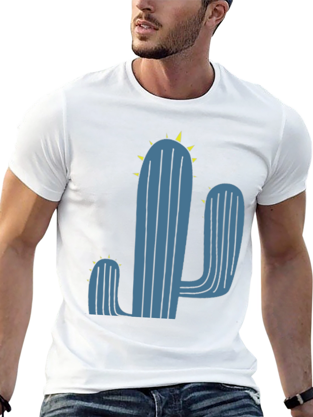 Cactus Graphic T-Shirt - Trendy Desert Style