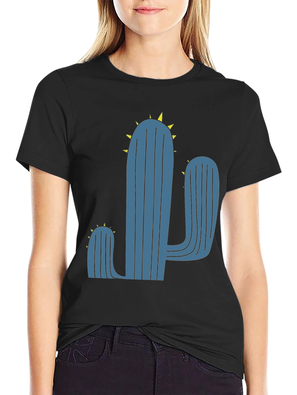 Cactus Graphic T-Shirt - Trendy Desert Style