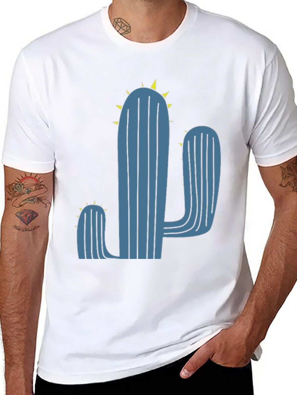 Cactus Graphic T-Shirt - Trendy Desert Style