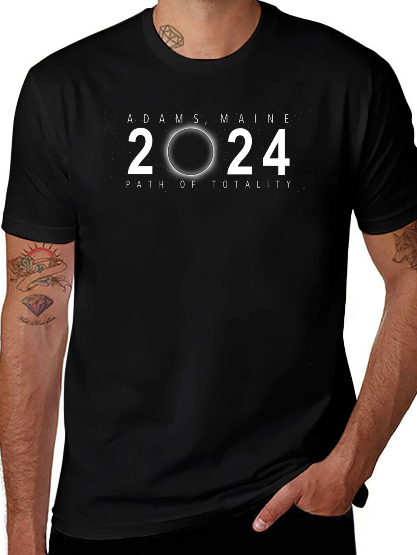 Adams Maine 2024 Total Solar Eclipse T-Shirt