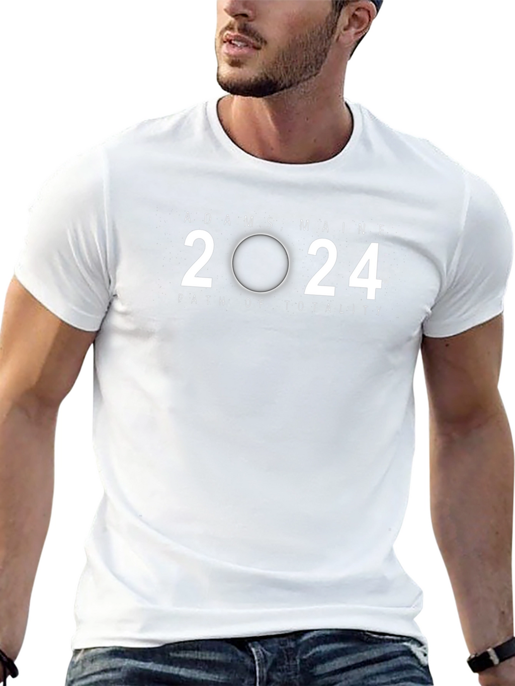 Adams Maine 2024 Total Solar Eclipse T-Shirt