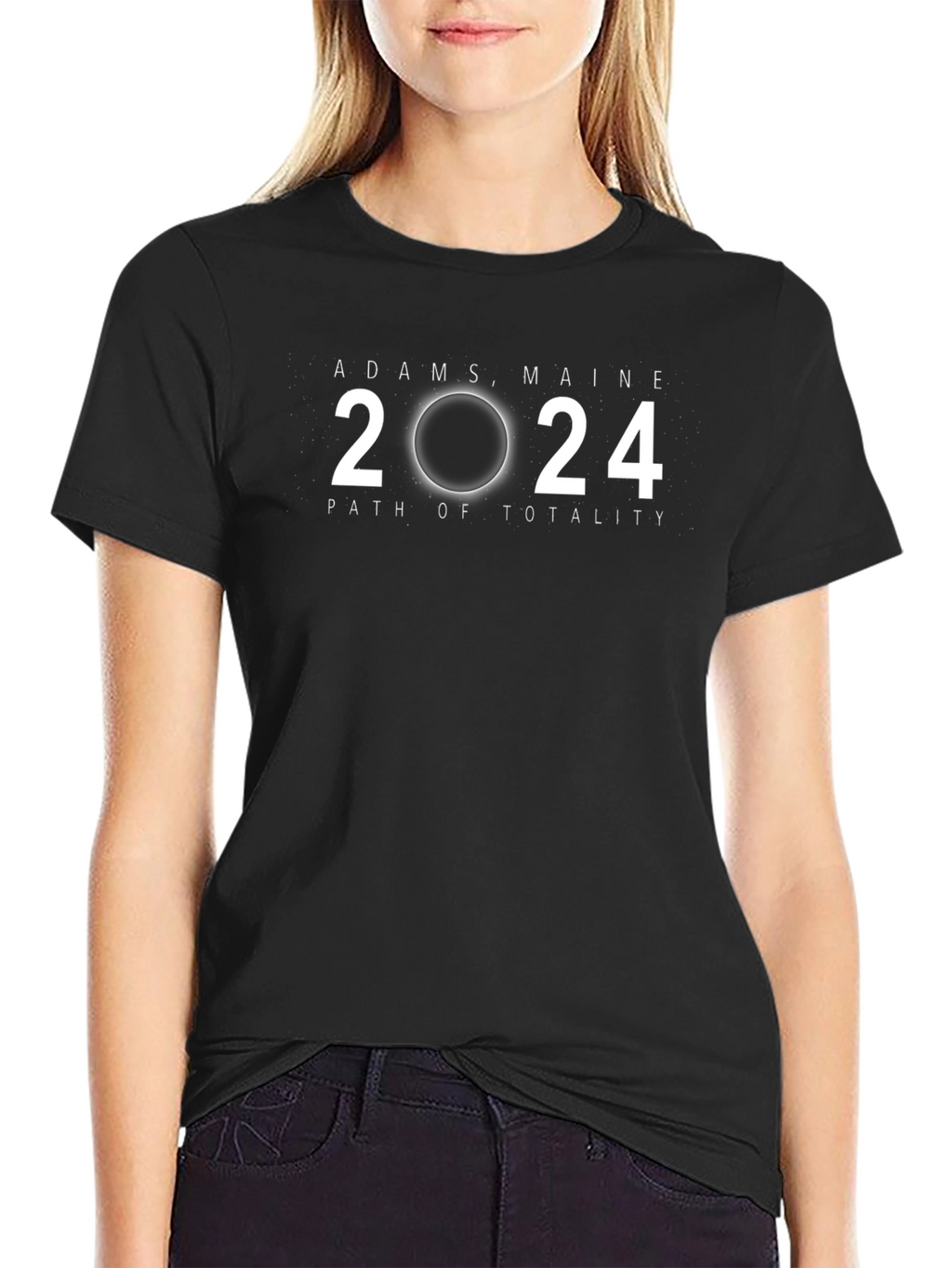 Adams Maine 2024 Total Solar Eclipse T-Shirt
