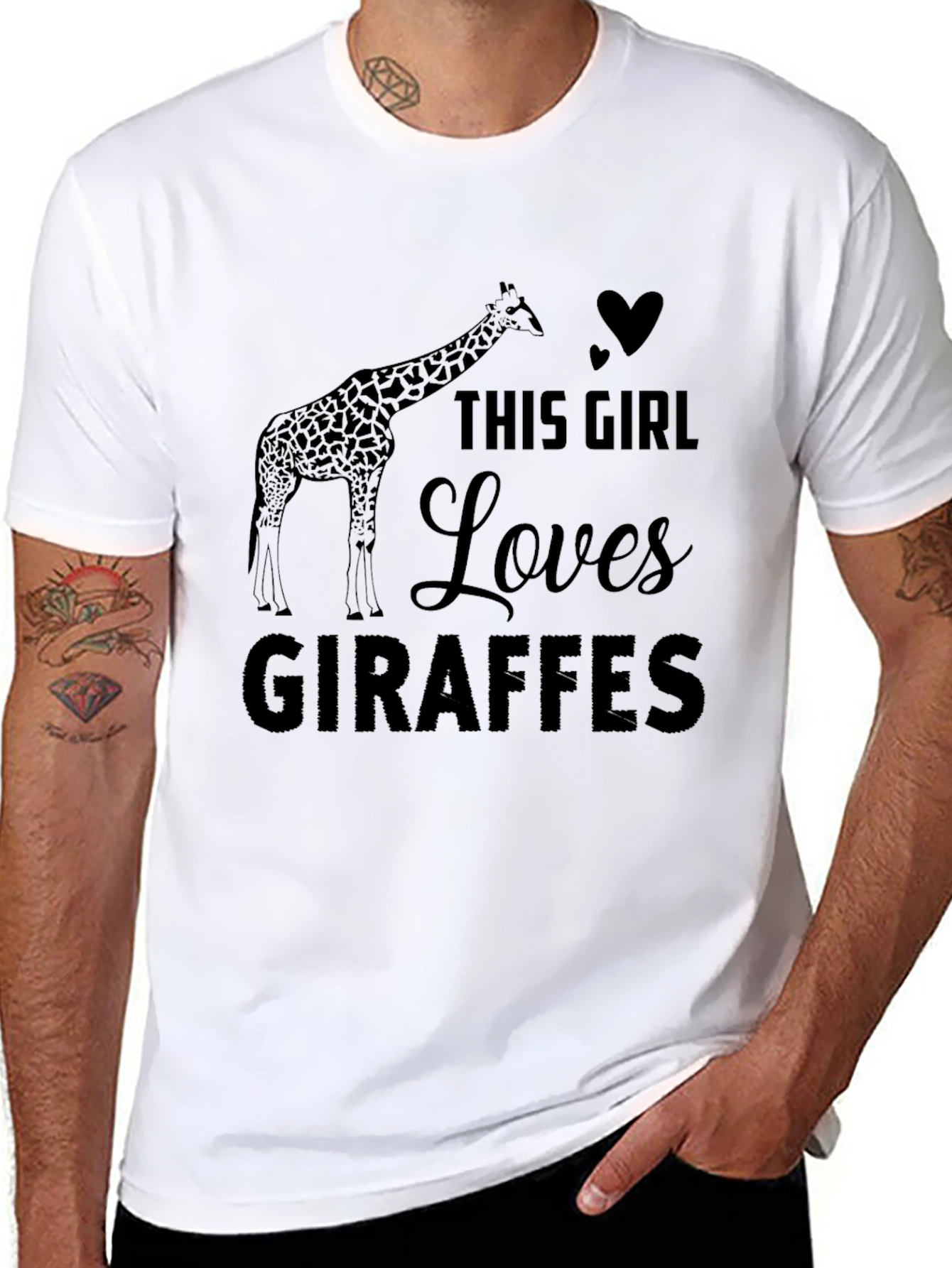 This Girl Loves Giraffes T-Shirt