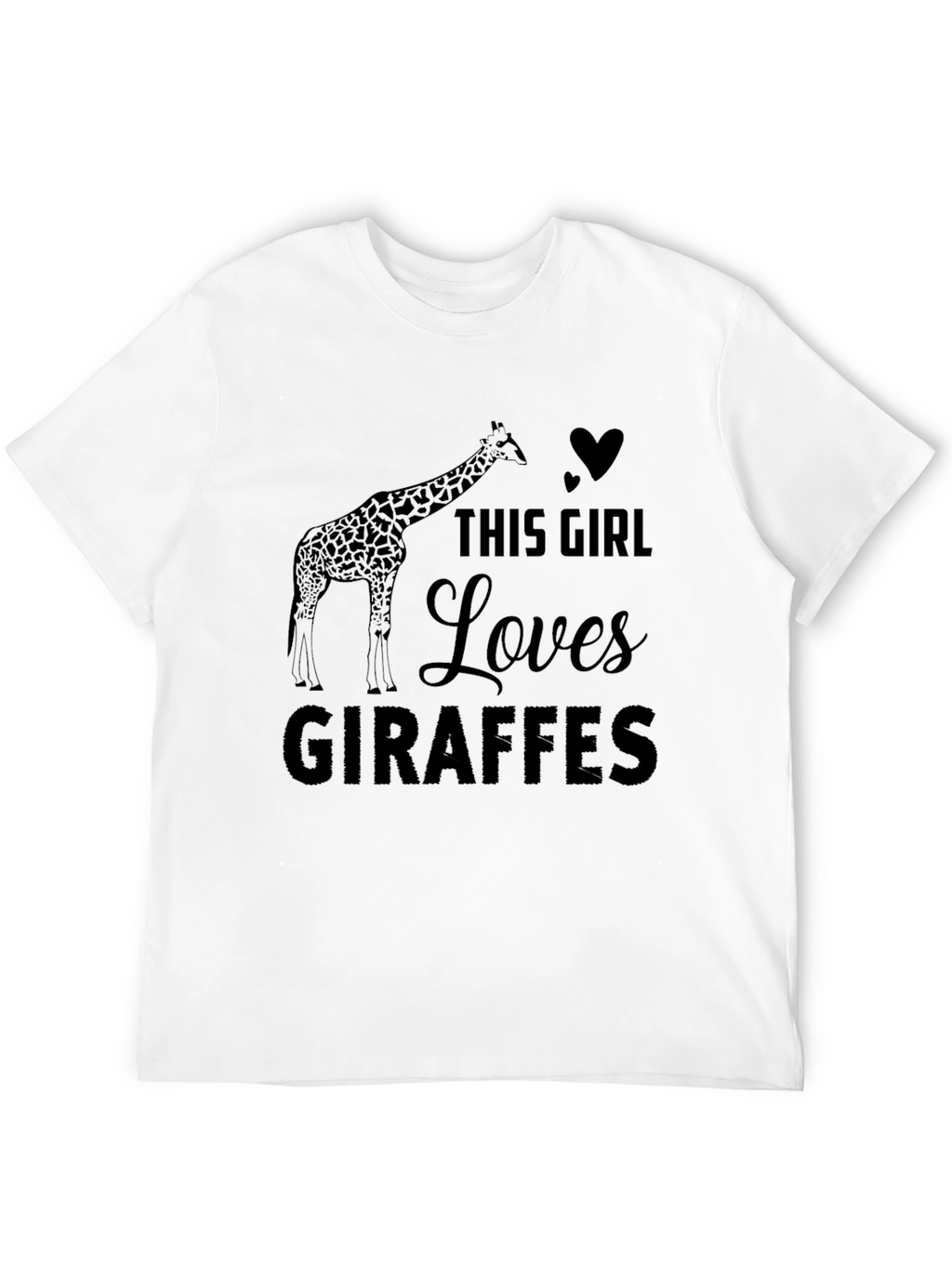 This Girl Loves Giraffes T-Shirt
