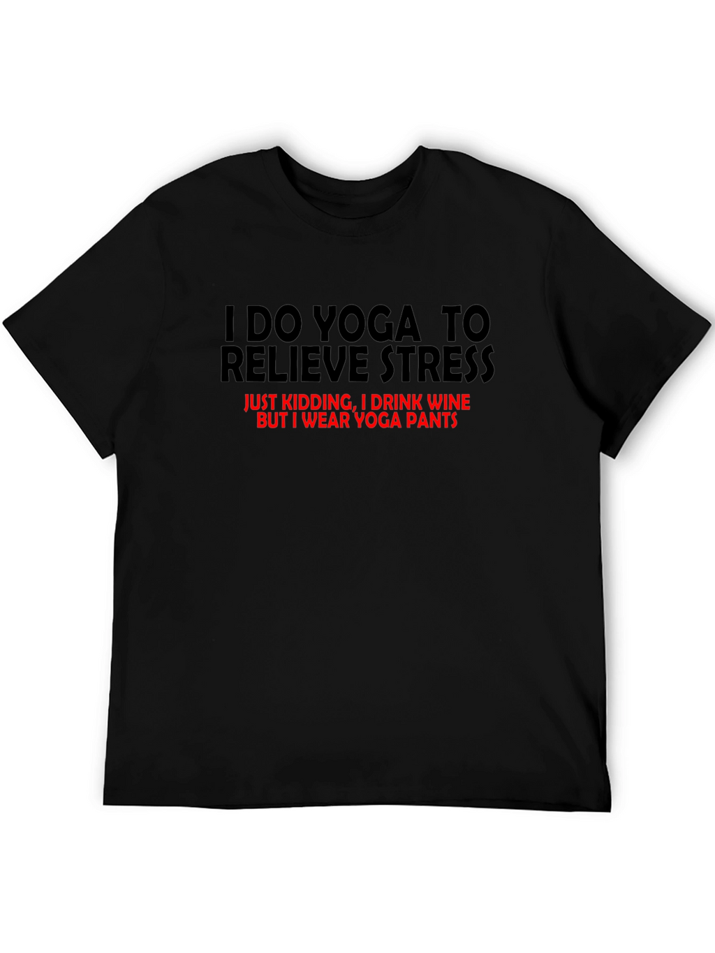 Yoga Wine T-Shirt Funny Slogan Tee