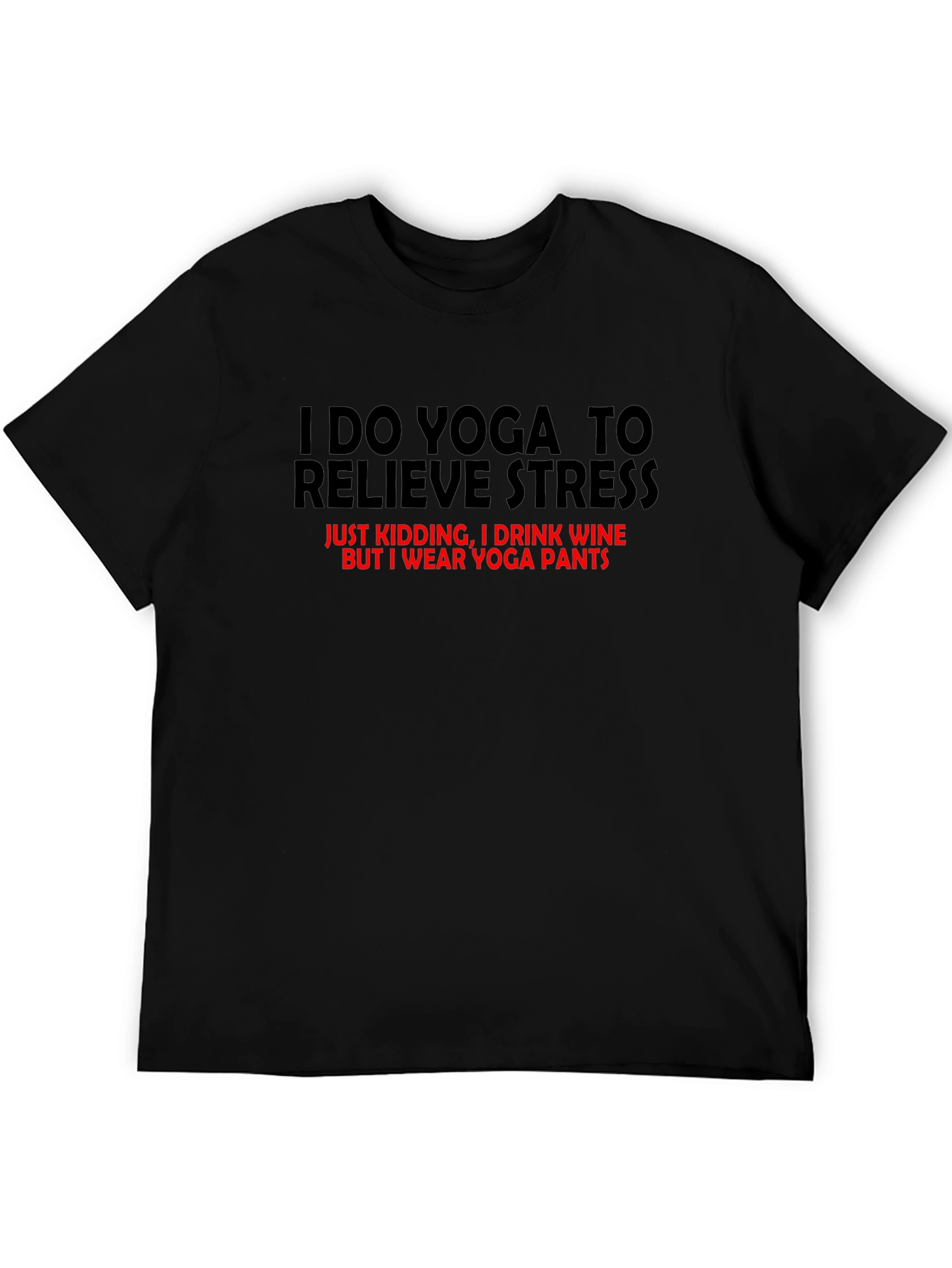 Yoga Wine T-Shirt Funny Slogan Tee