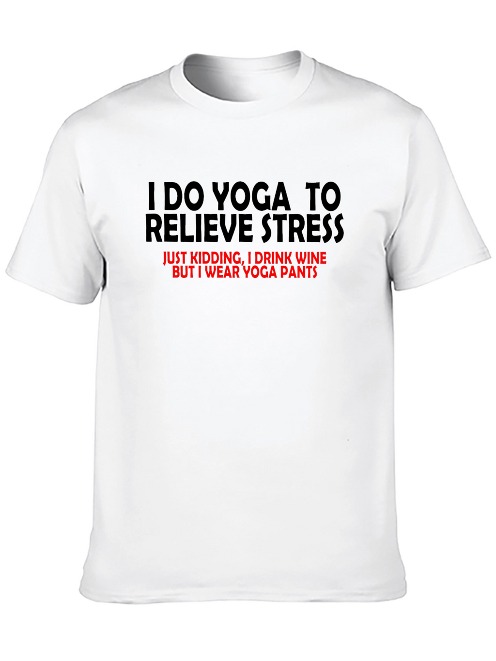 Yoga Wine T-Shirt Funny Slogan Tee