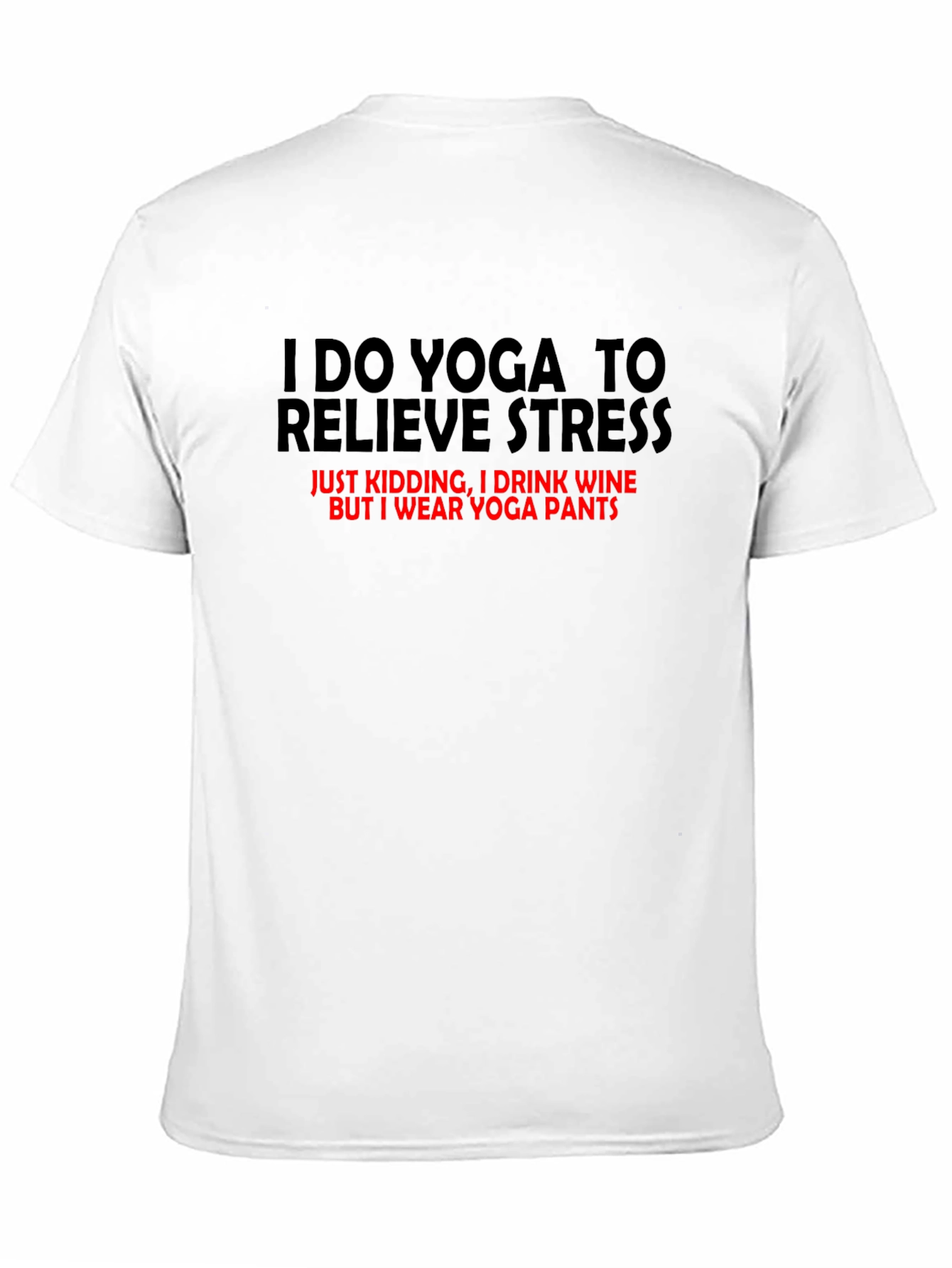Yoga Wine T-Shirt Funny Slogan Tee