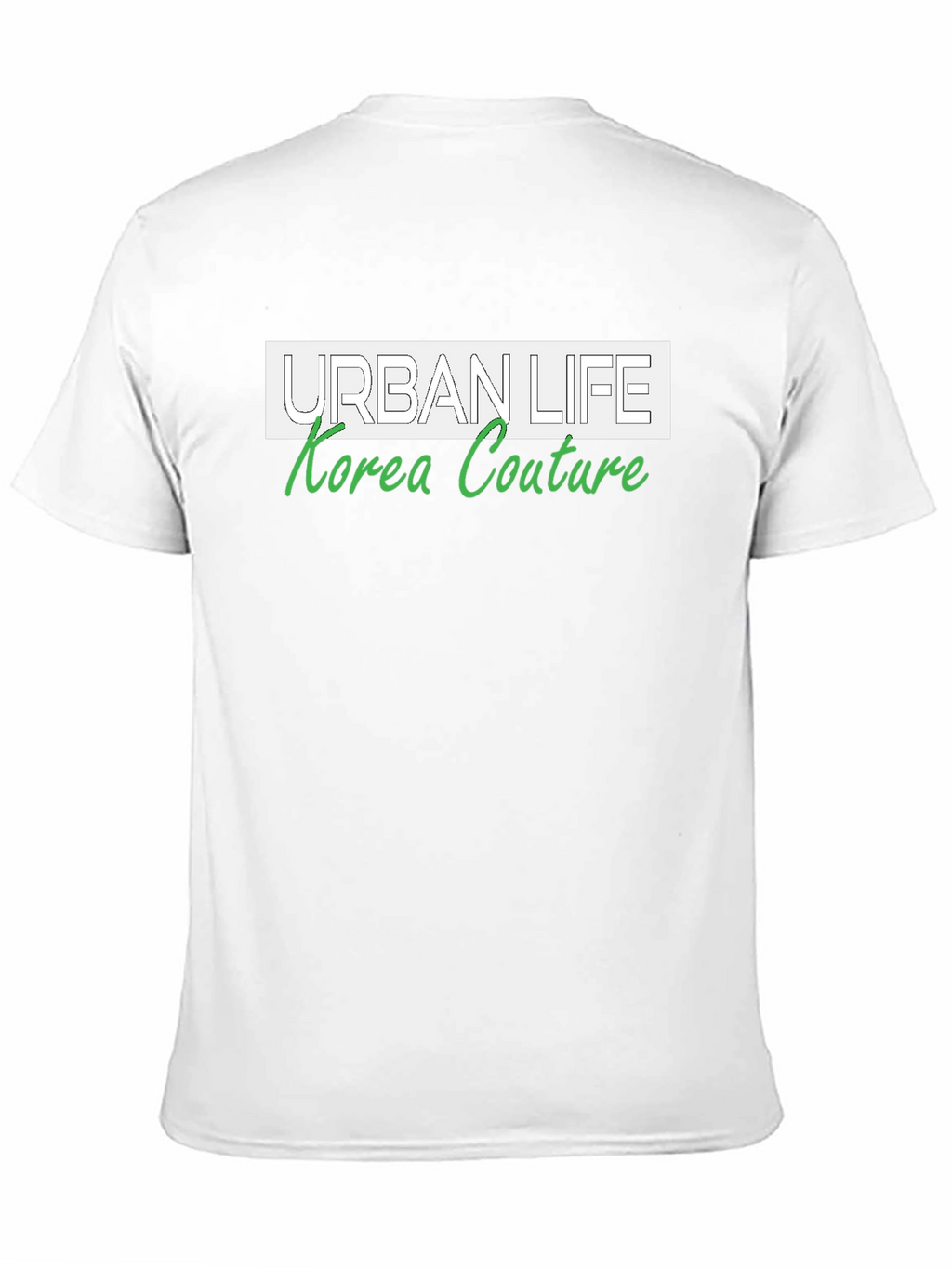 Urban Life Korea Couture Black Graphic Tee