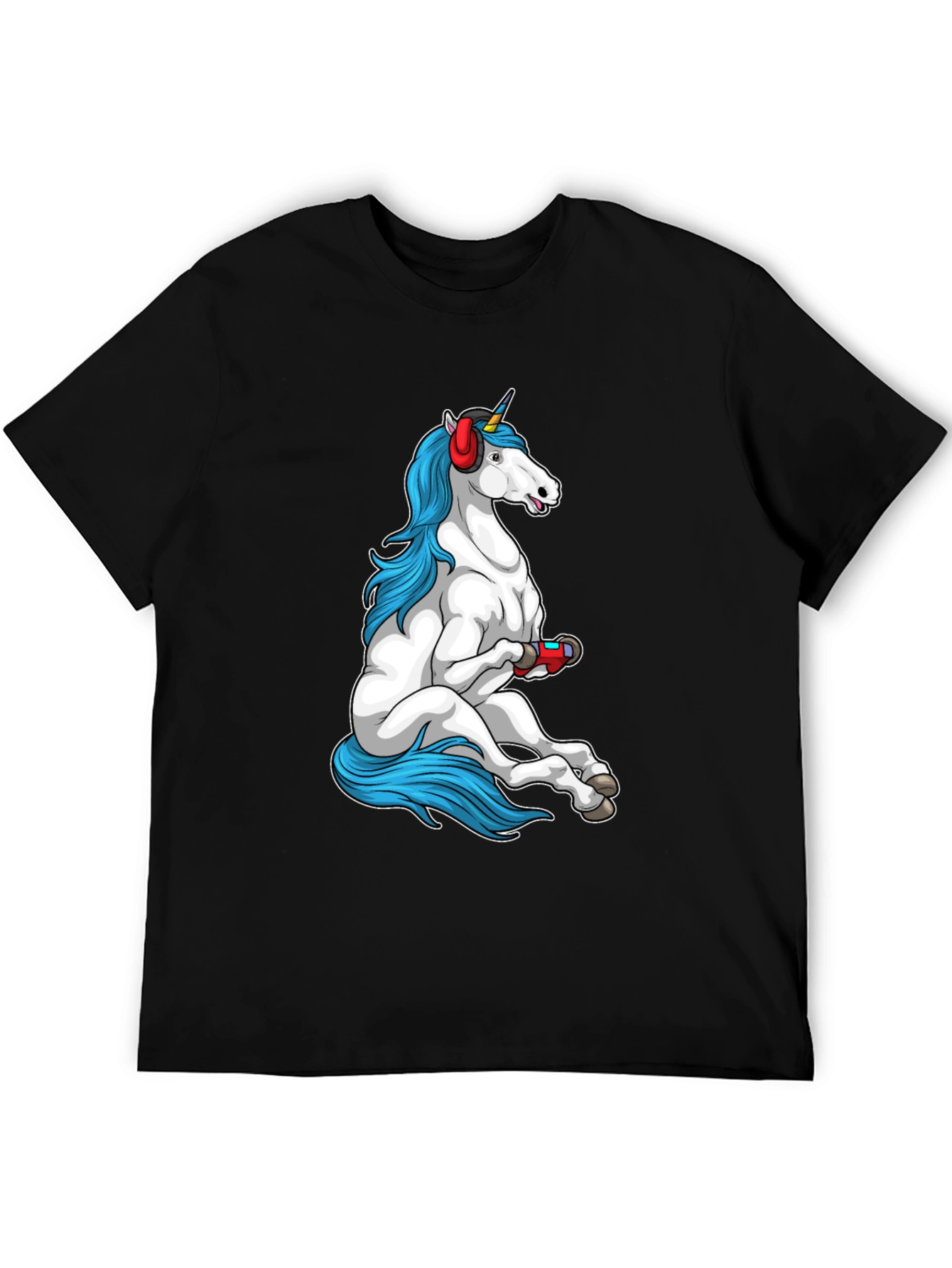 Gamer Unicorn Graphic Tee - Cool & Quirky!