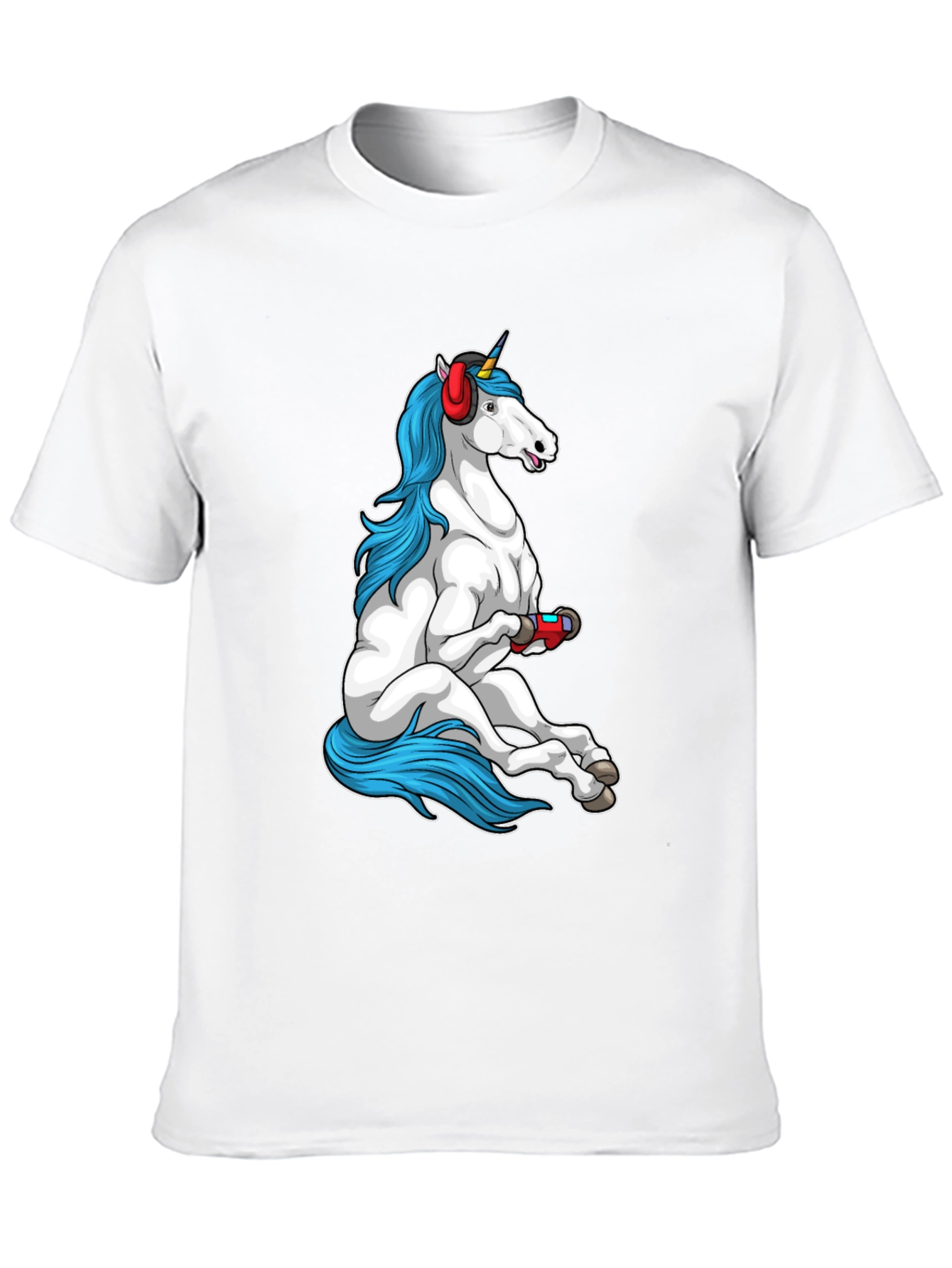 Gamer Unicorn Graphic Tee - Cool & Quirky!