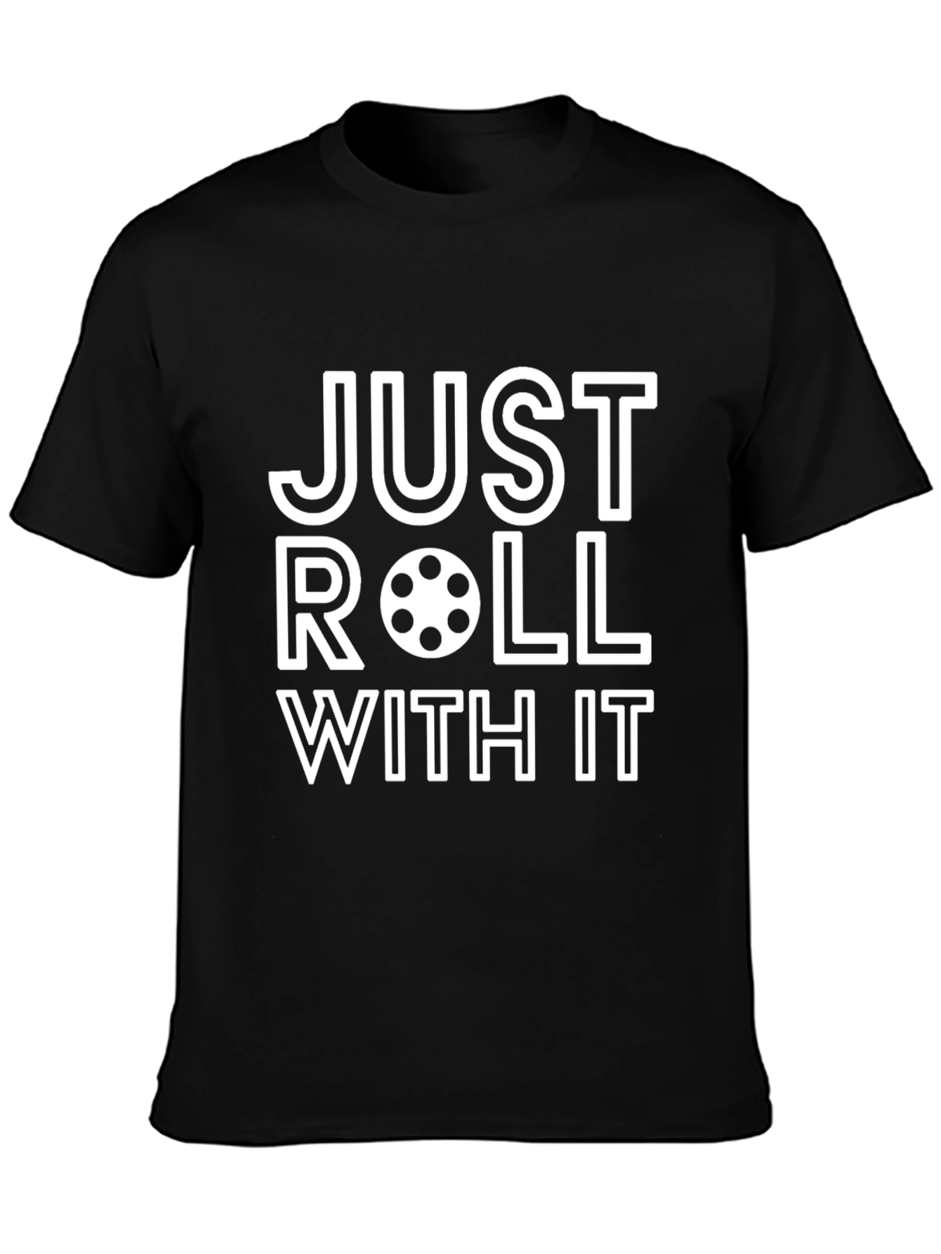 Just Roll With It Graphic Tee - Casual Comfort