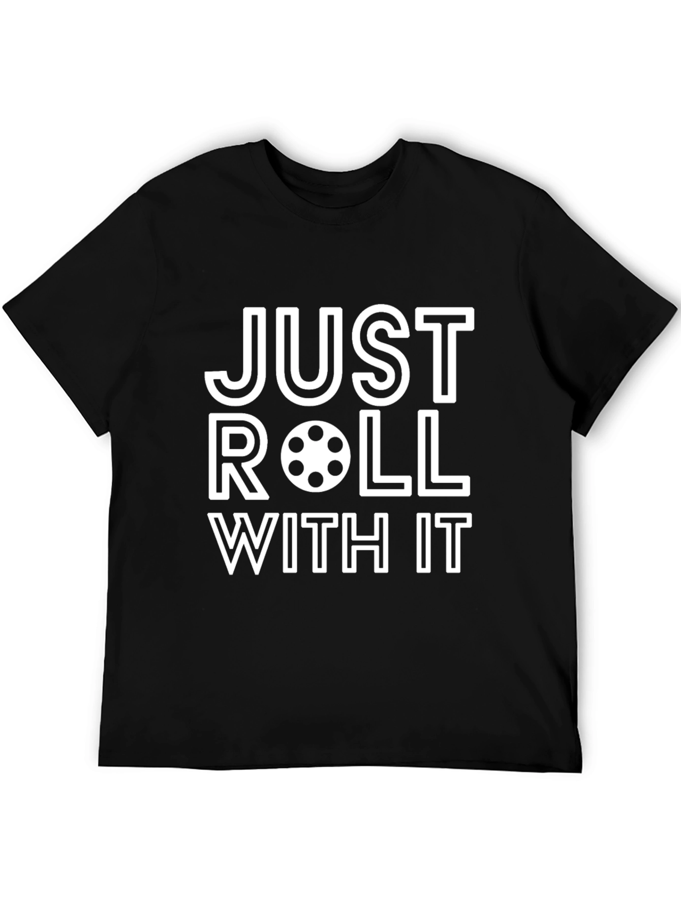 Just Roll With It Graphic Tee - Casual Comfort