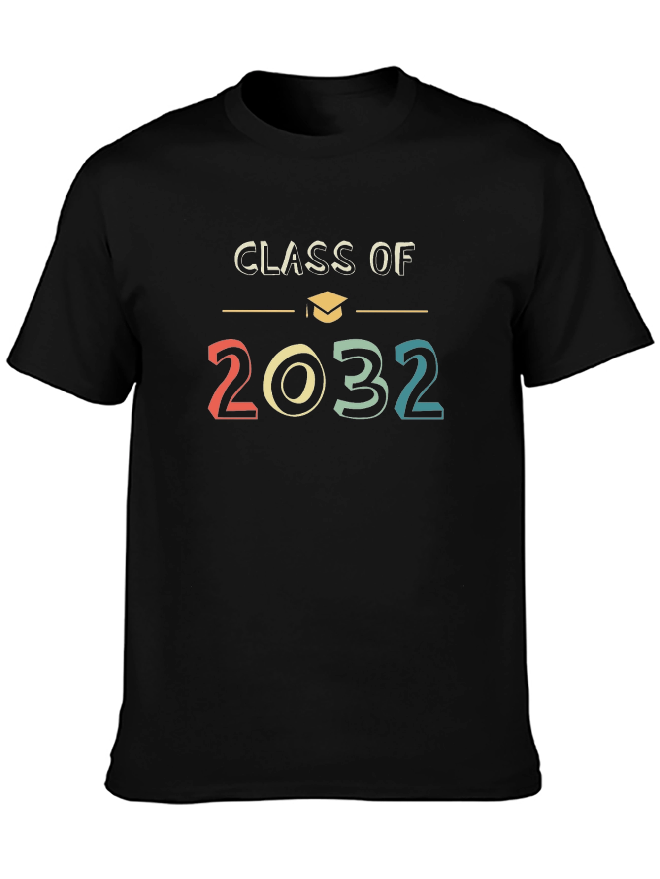 Class of 2032 T-Shirt Retro Graduation Tee