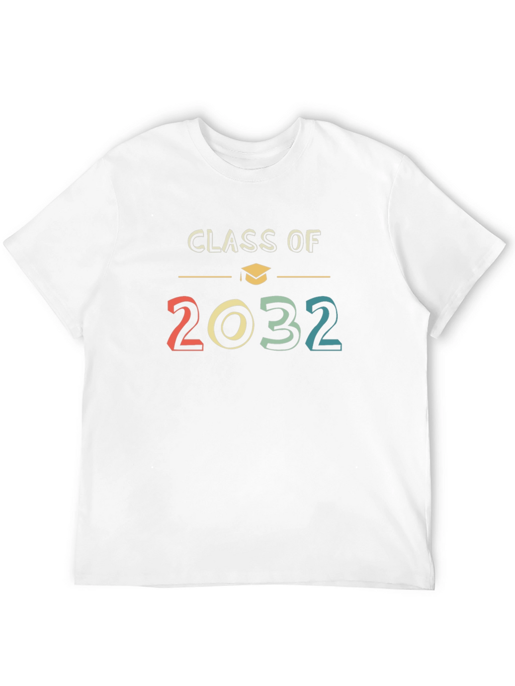 Class of 2032 T-Shirt Retro Graduation Tee