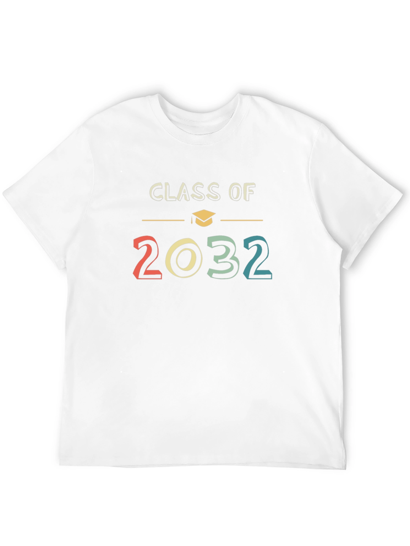 Class of 2032 T-Shirt Retro Graduation Tee