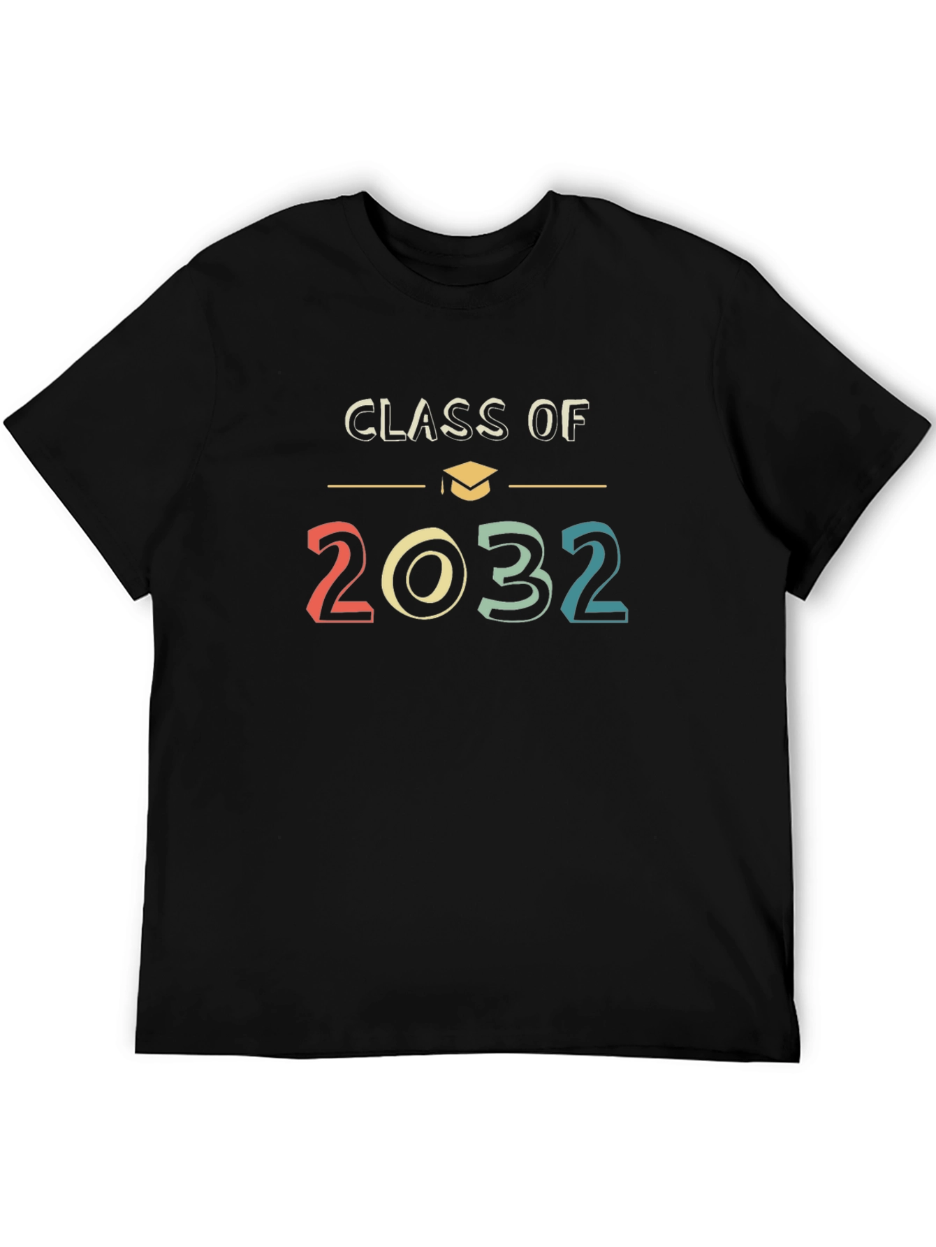 Class of 2032 T-Shirt Retro Graduation Tee