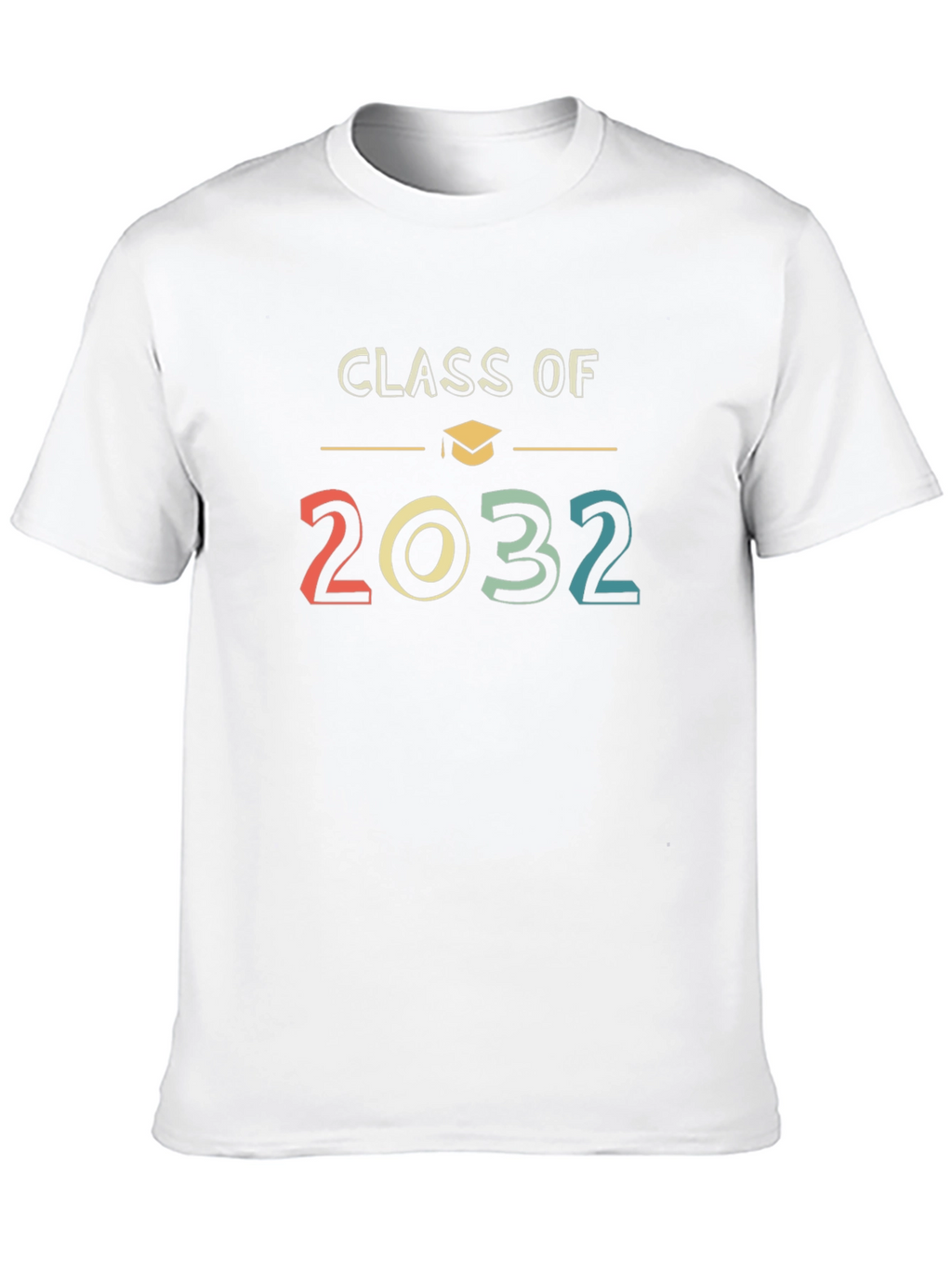 Class of 2032 T-Shirt Retro Graduation Tee
