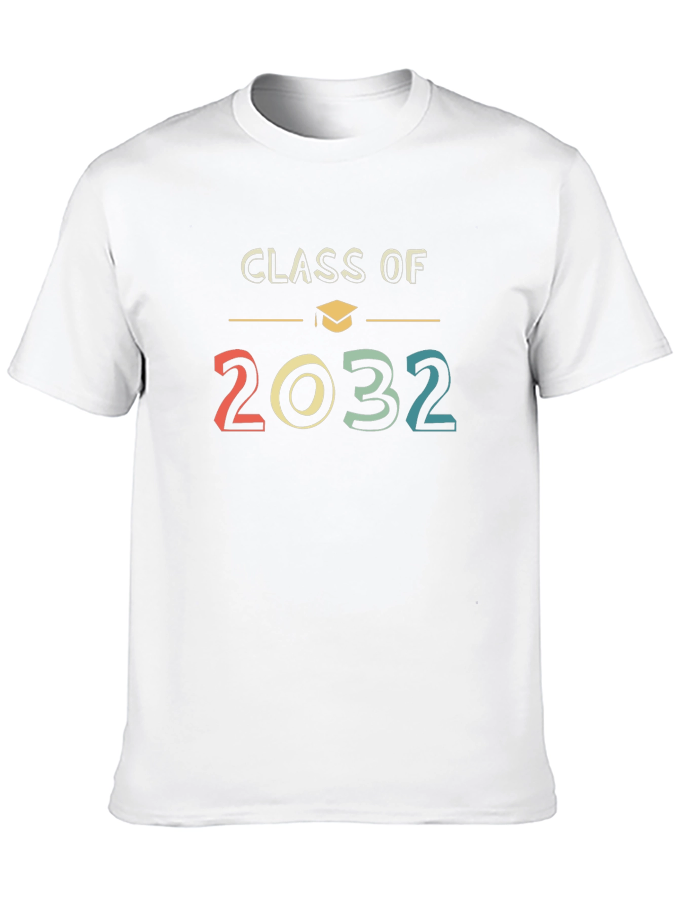 Class of 2032 T-Shirt Retro Graduation Tee
