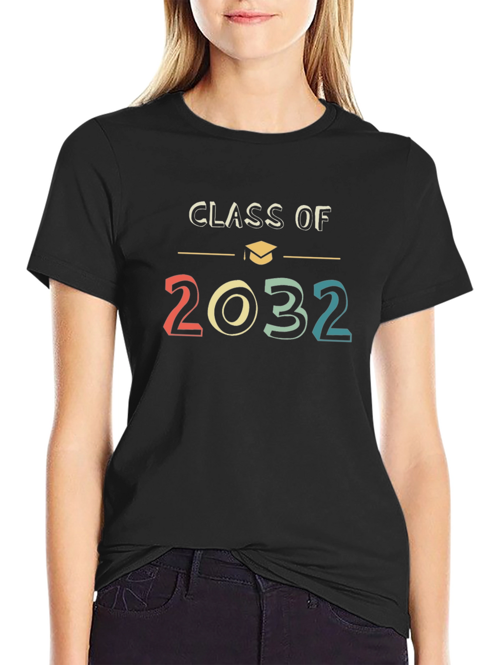 Class of 2032 T-Shirt Retro Graduation Tee