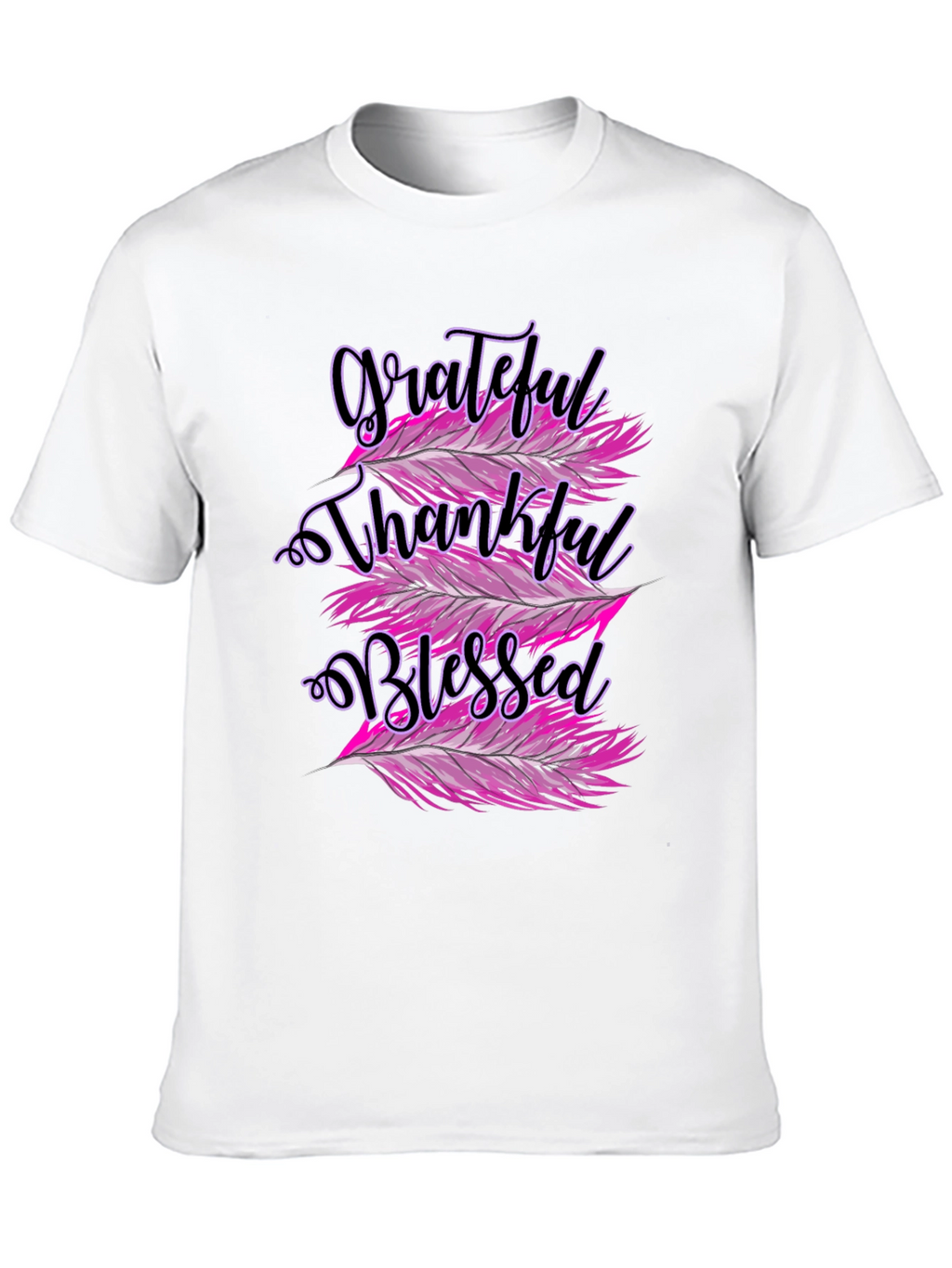 Grateful Thankful Blessed Graphic Tee