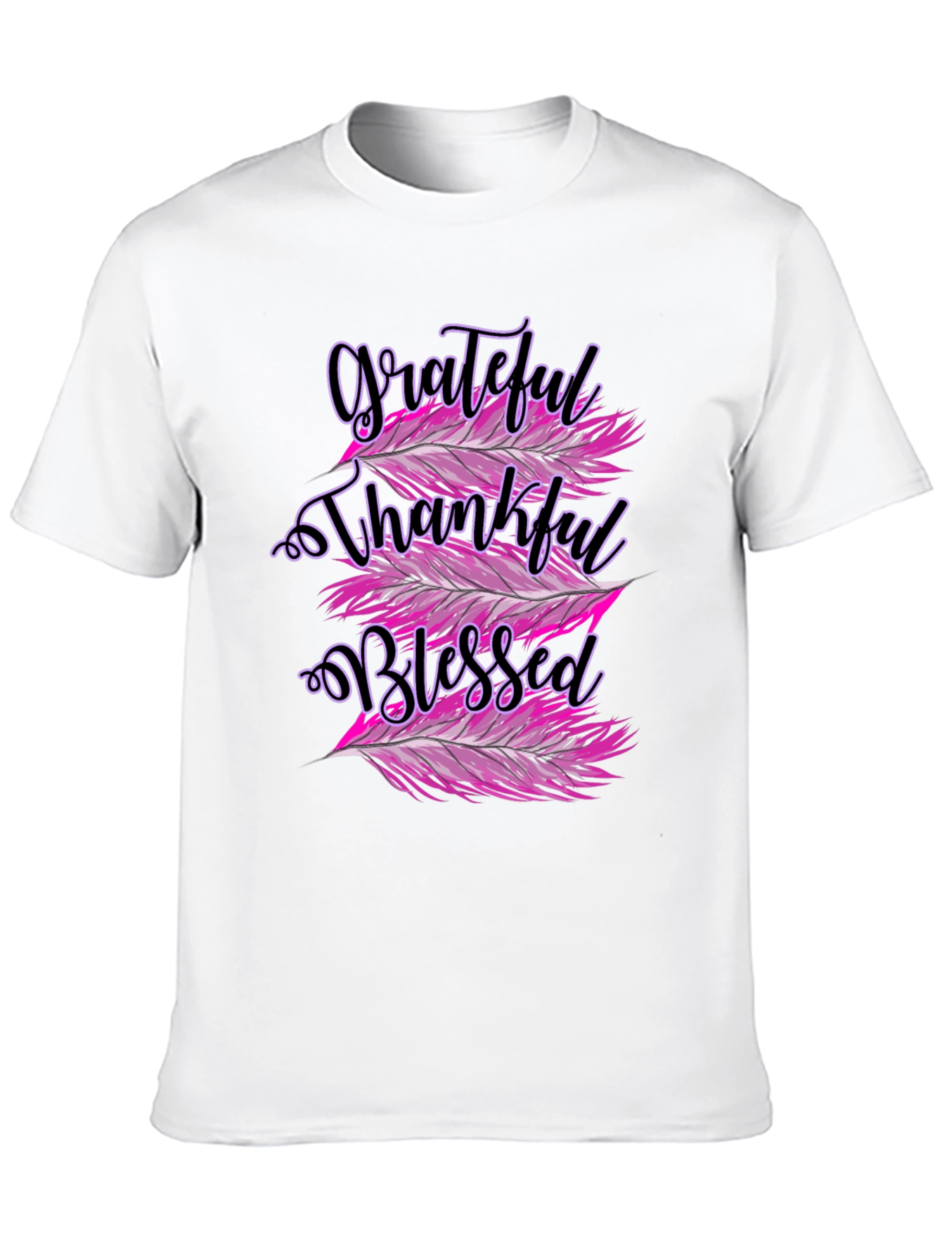 Grateful Thankful Blessed Graphic Tee