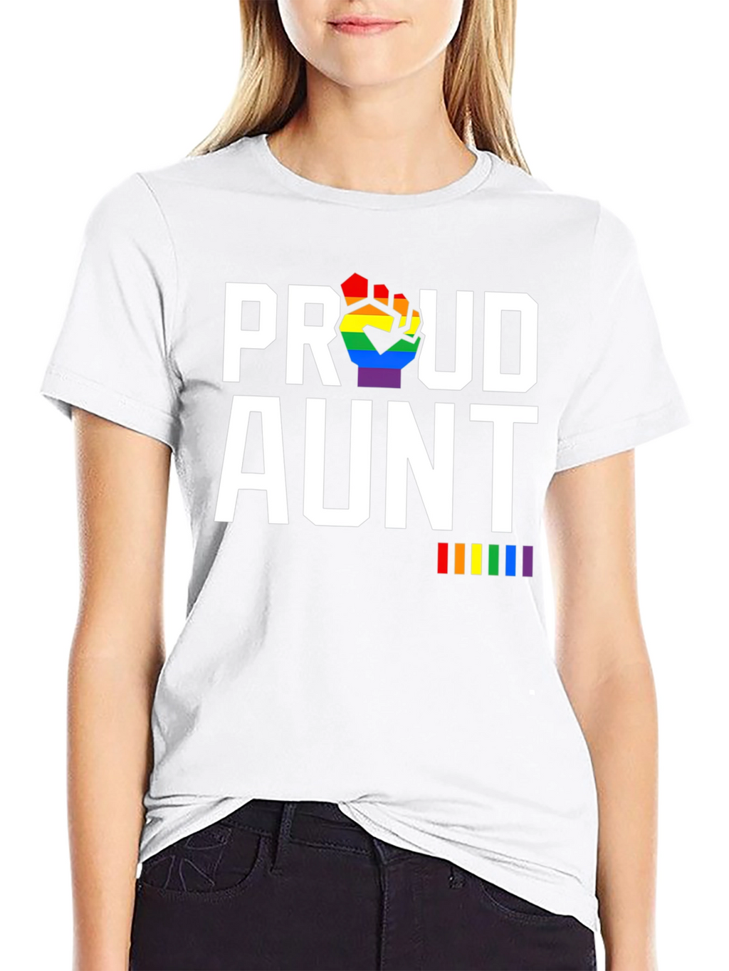 Proud Aunt LGBTQ+ Pride T-Shirt