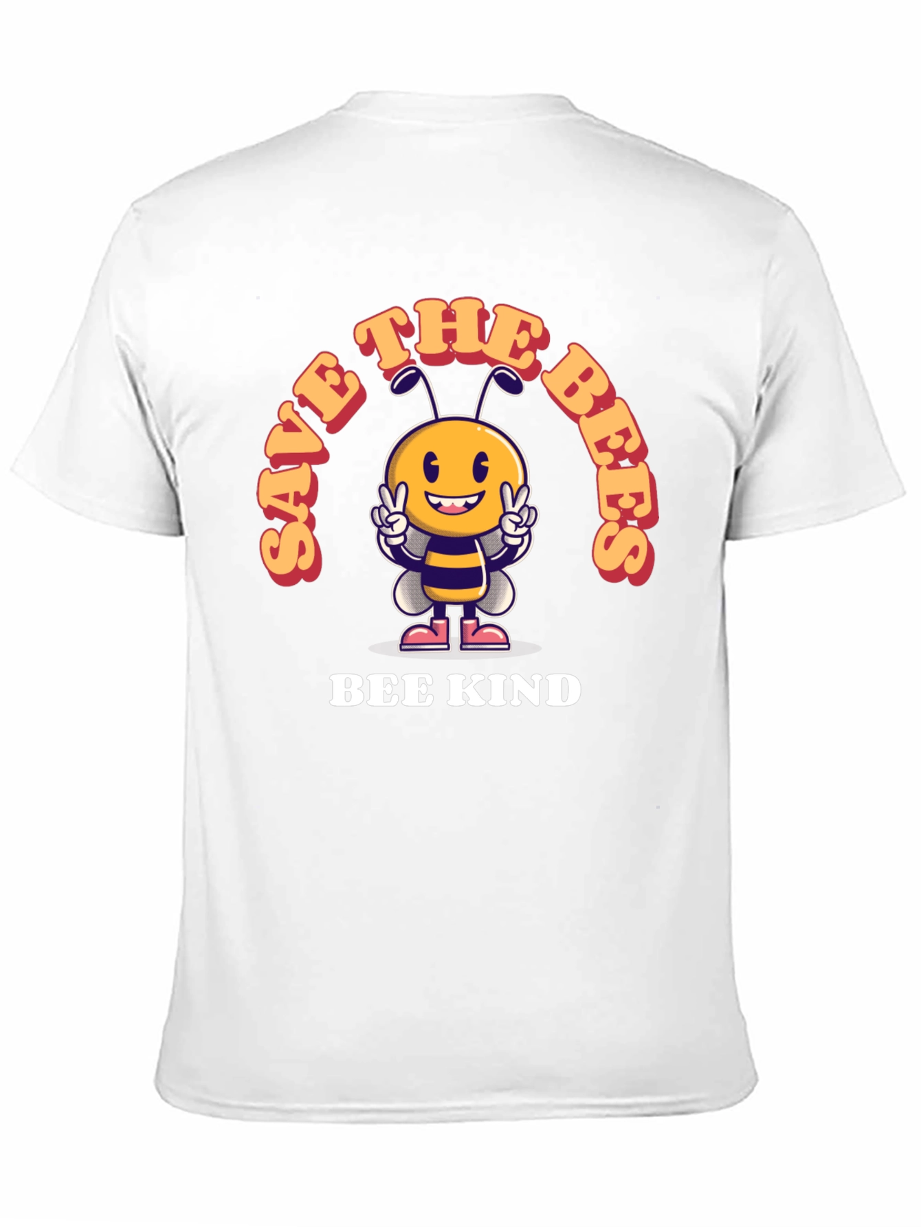 Save the Bees T-Shirt - Bee Kind Design
