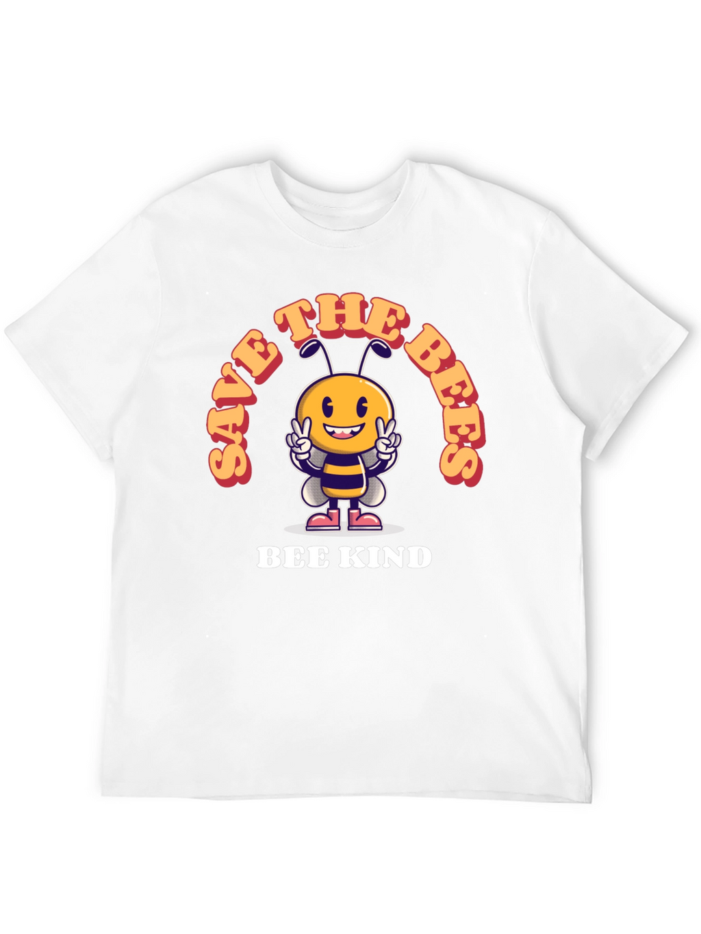 Save the Bees T-Shirt - Bee Kind Design