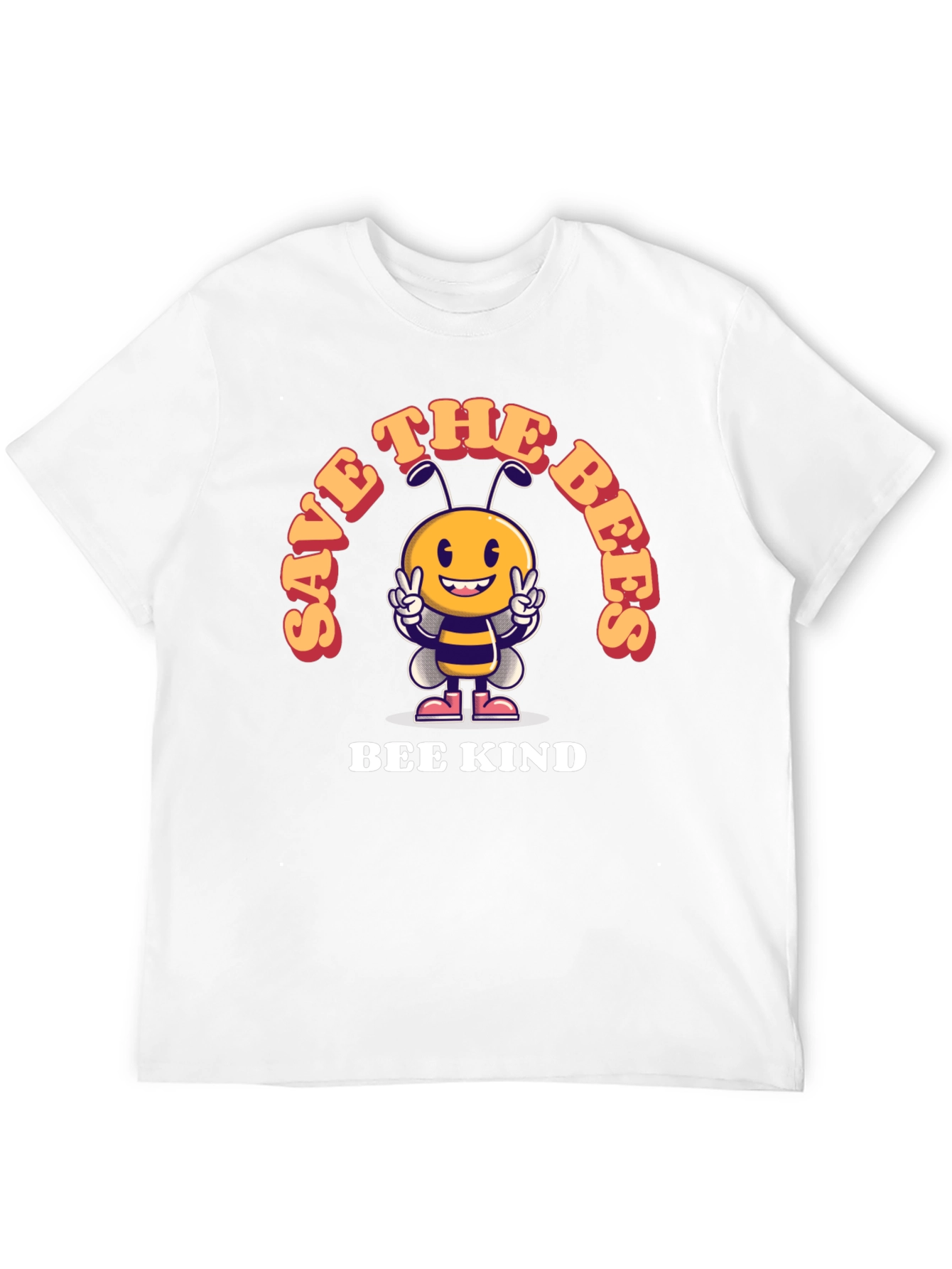 Save the Bees T-Shirt - Bee Kind Design
