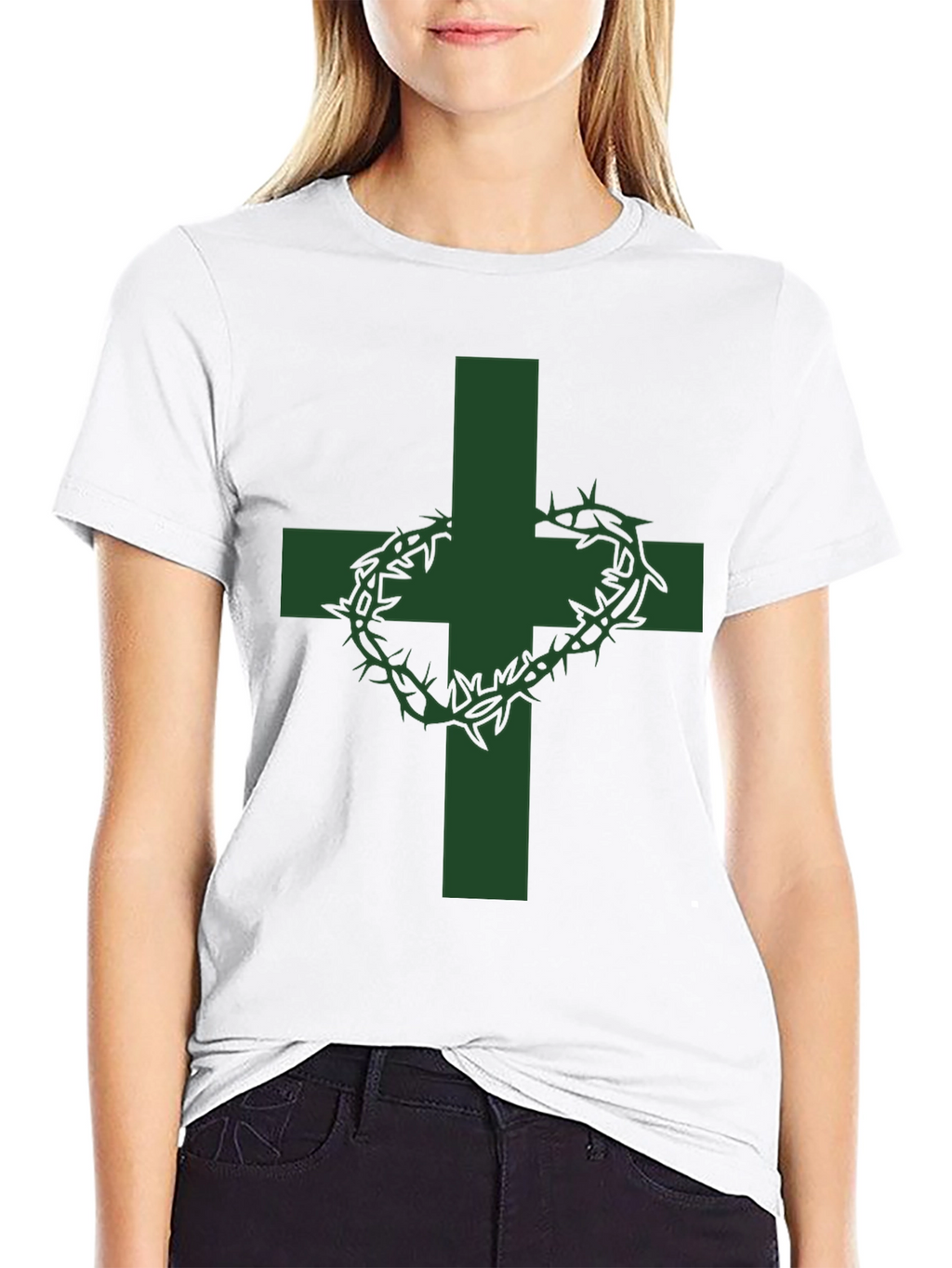 Cross & Crown of Thorns Graphic Tee