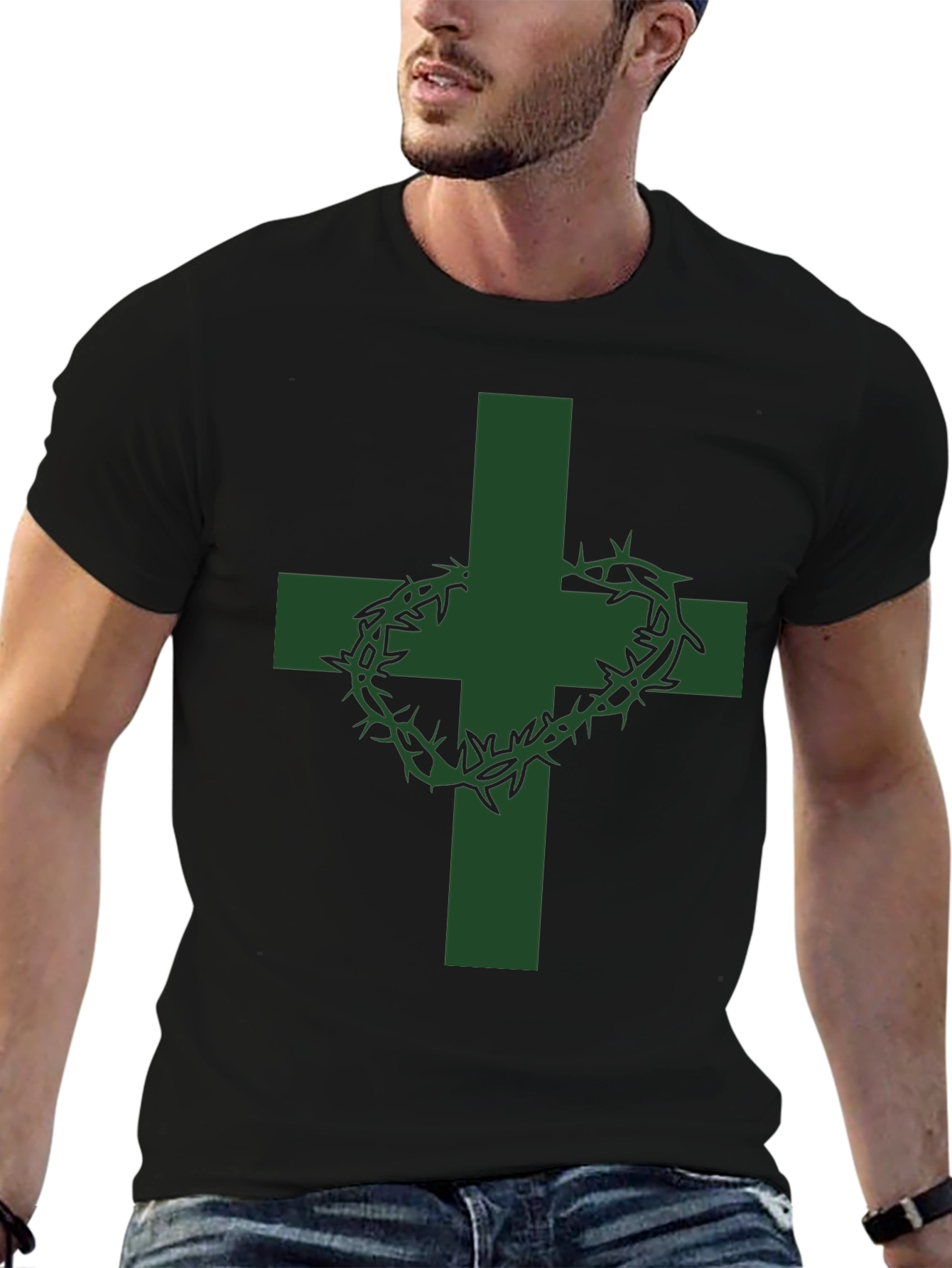 Cross & Crown of Thorns Graphic Tee