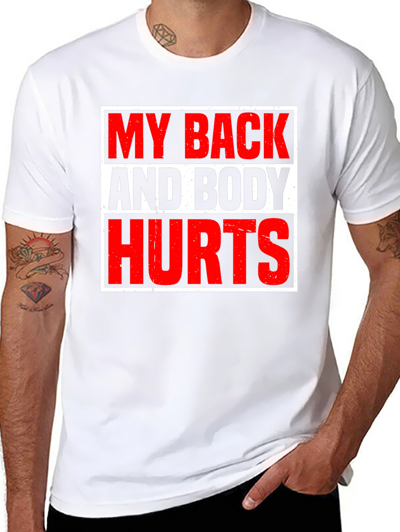 My Back and Body Hurts Graphic T-Shirt