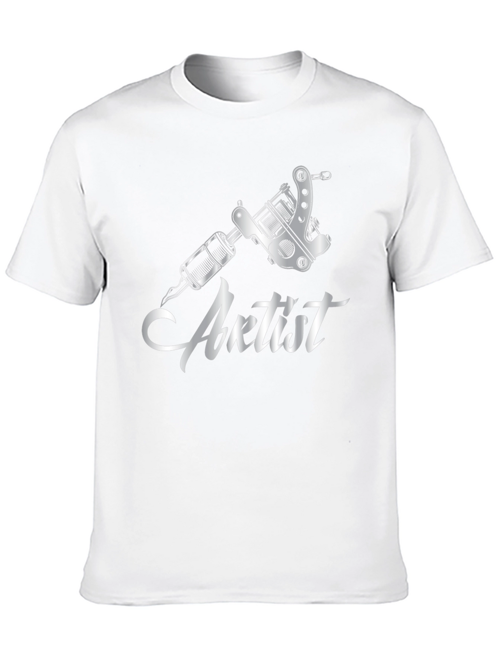Artist Tattoo Gun Graphic Black T-Shirt
