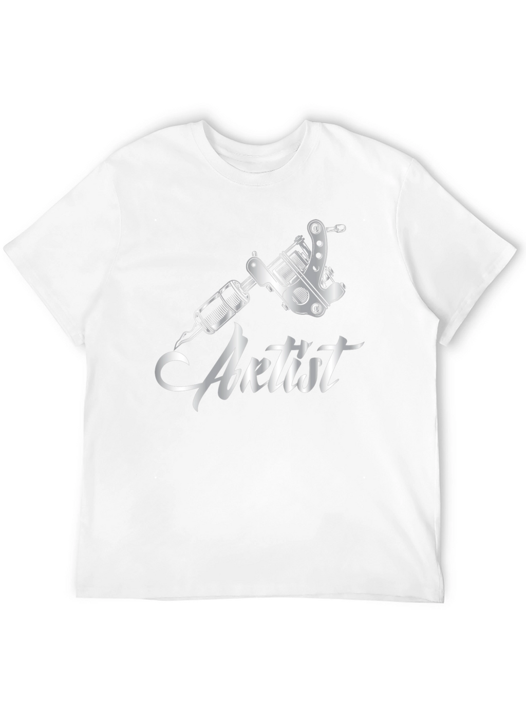 Artist Tattoo Gun Graphic Black T-Shirt