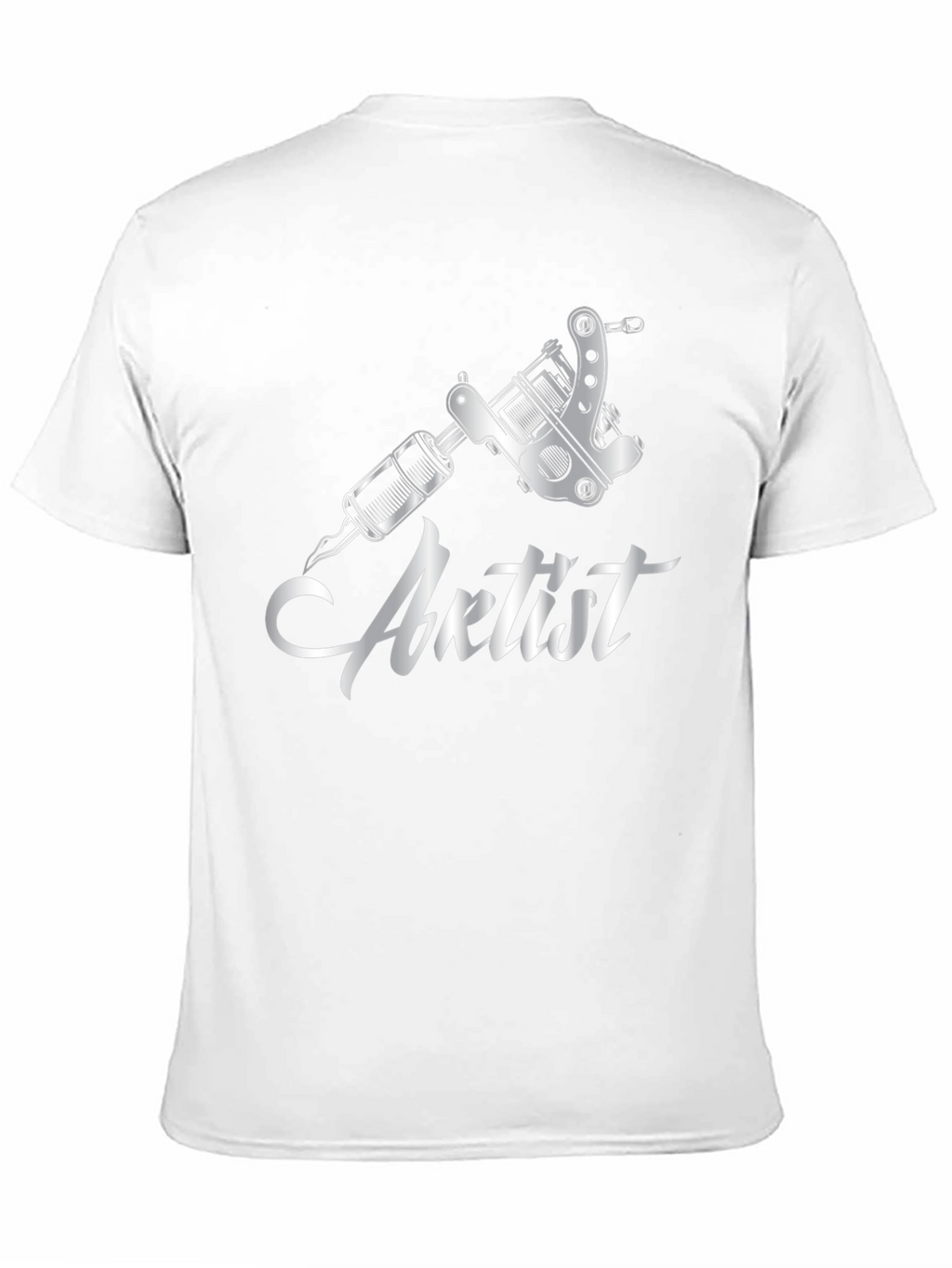 Artist Tattoo Gun Graphic Black T-Shirt