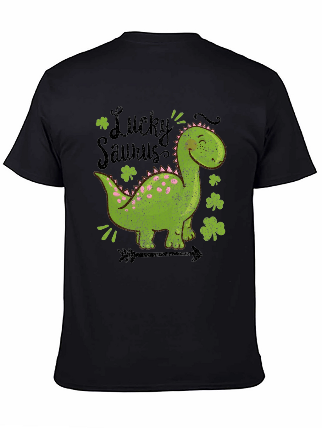 Lucky Saurus T-Shirt - St. Patricks Day Dinosaur Tee
