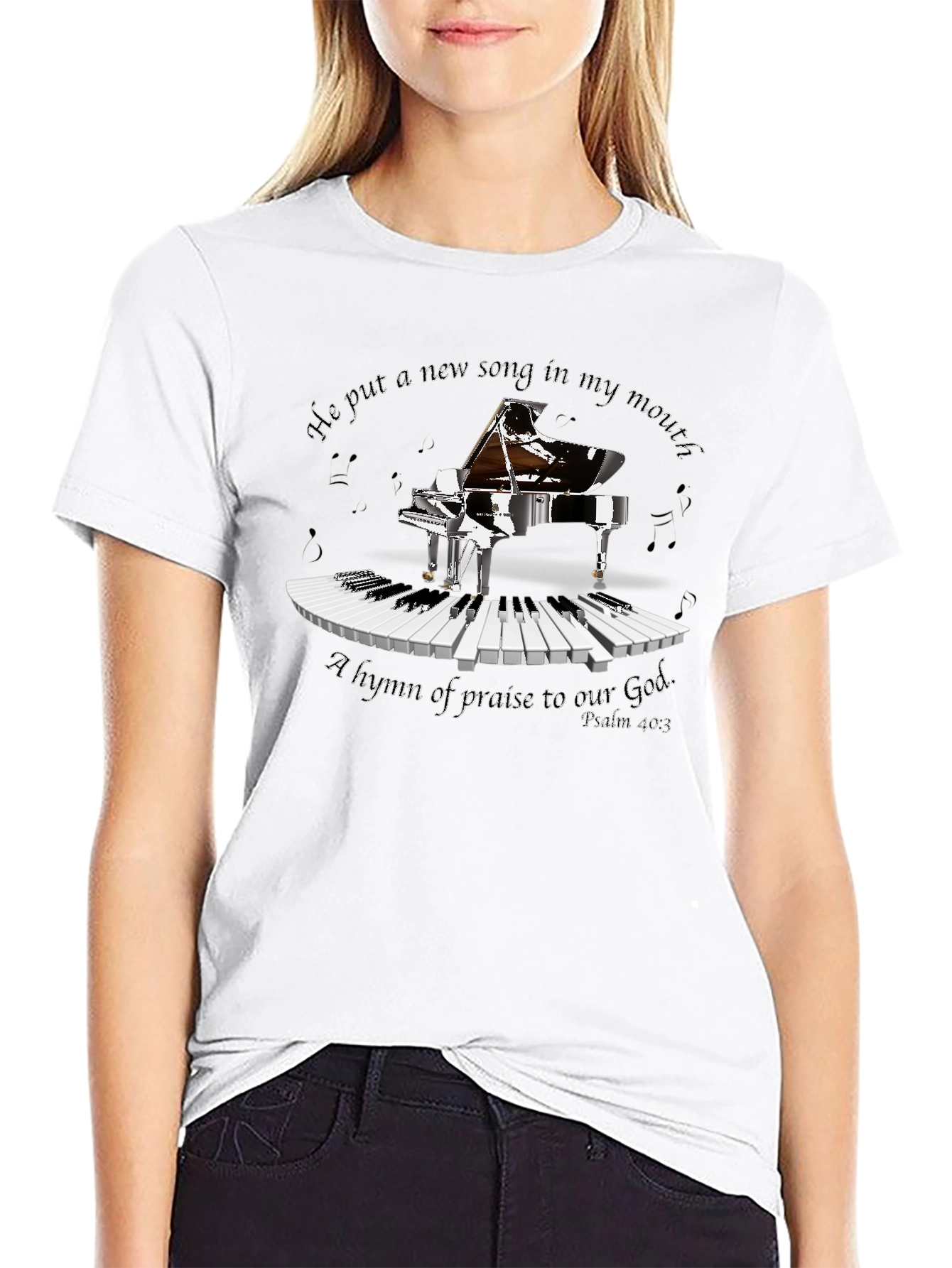 Piano Hymn Praise T-Shirt