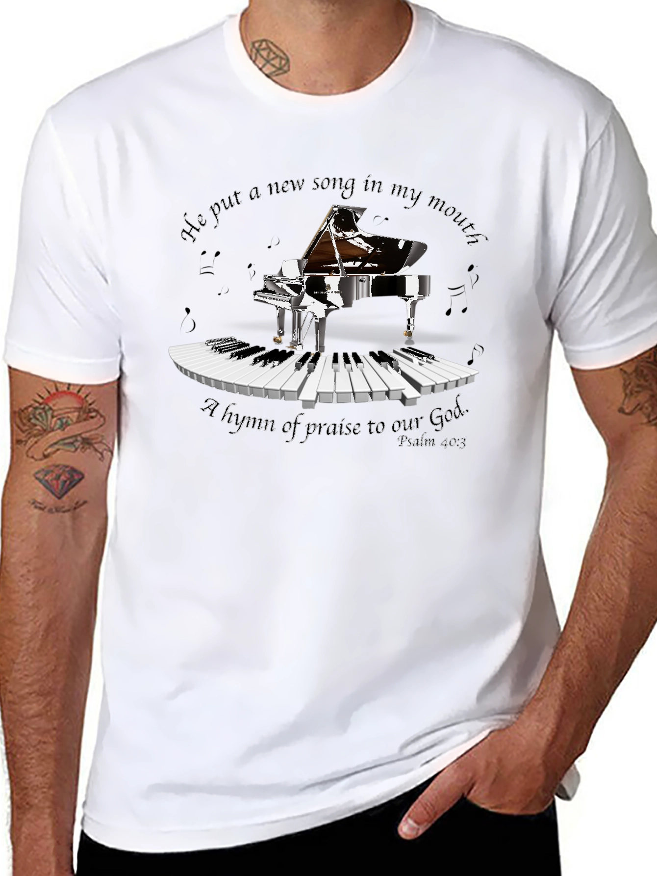 Piano Hymn Praise T-Shirt