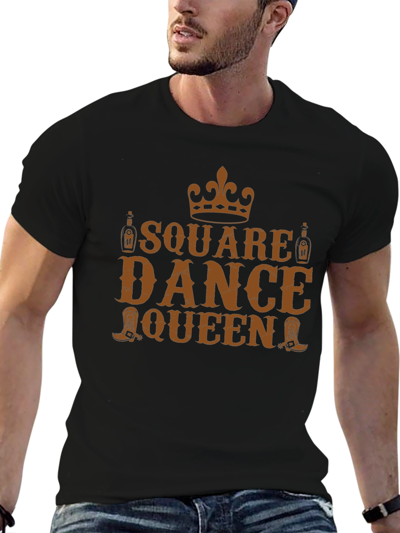 Square Dance Queen Graphic Tee