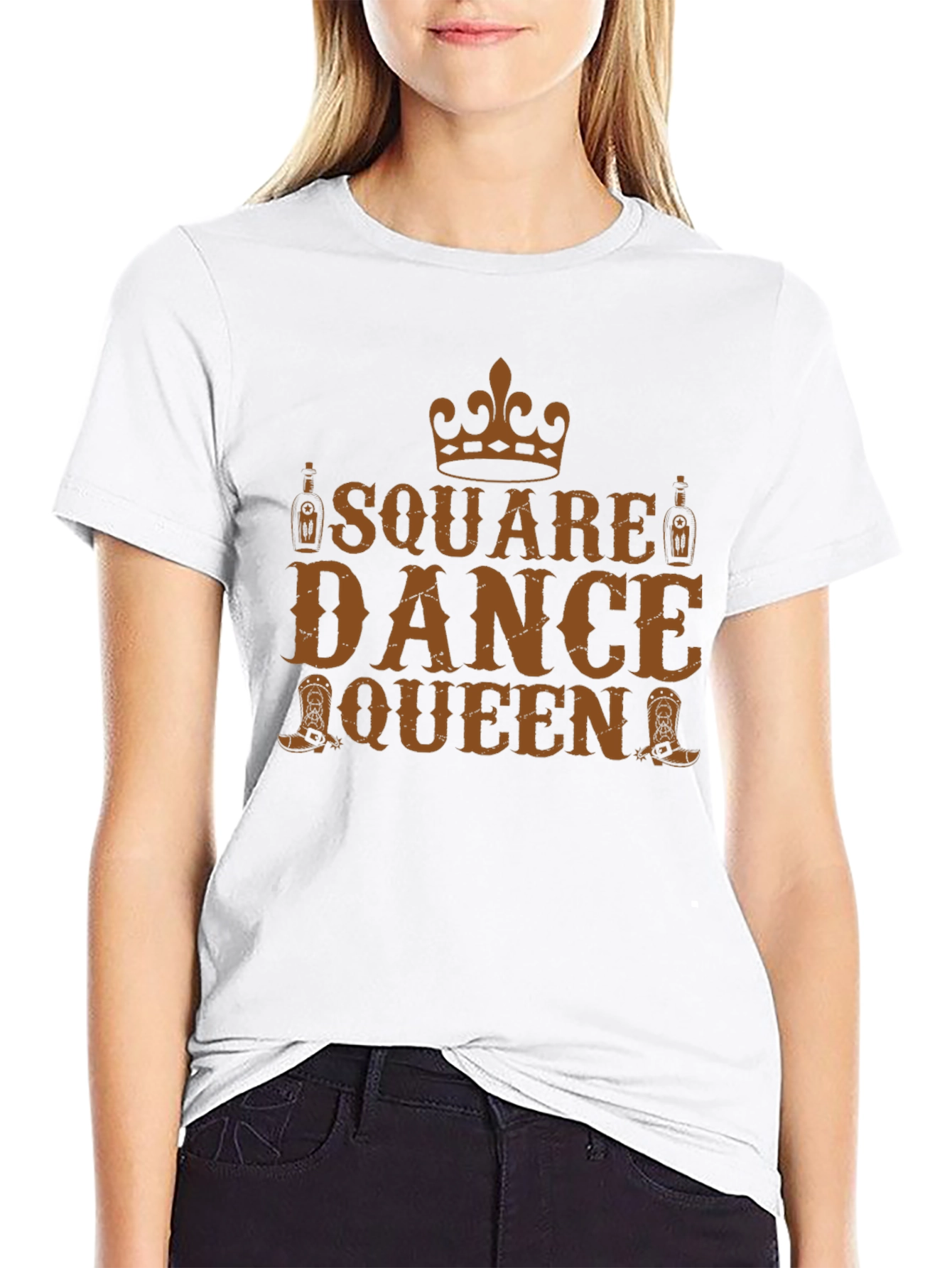 Square Dance Queen Graphic Tee