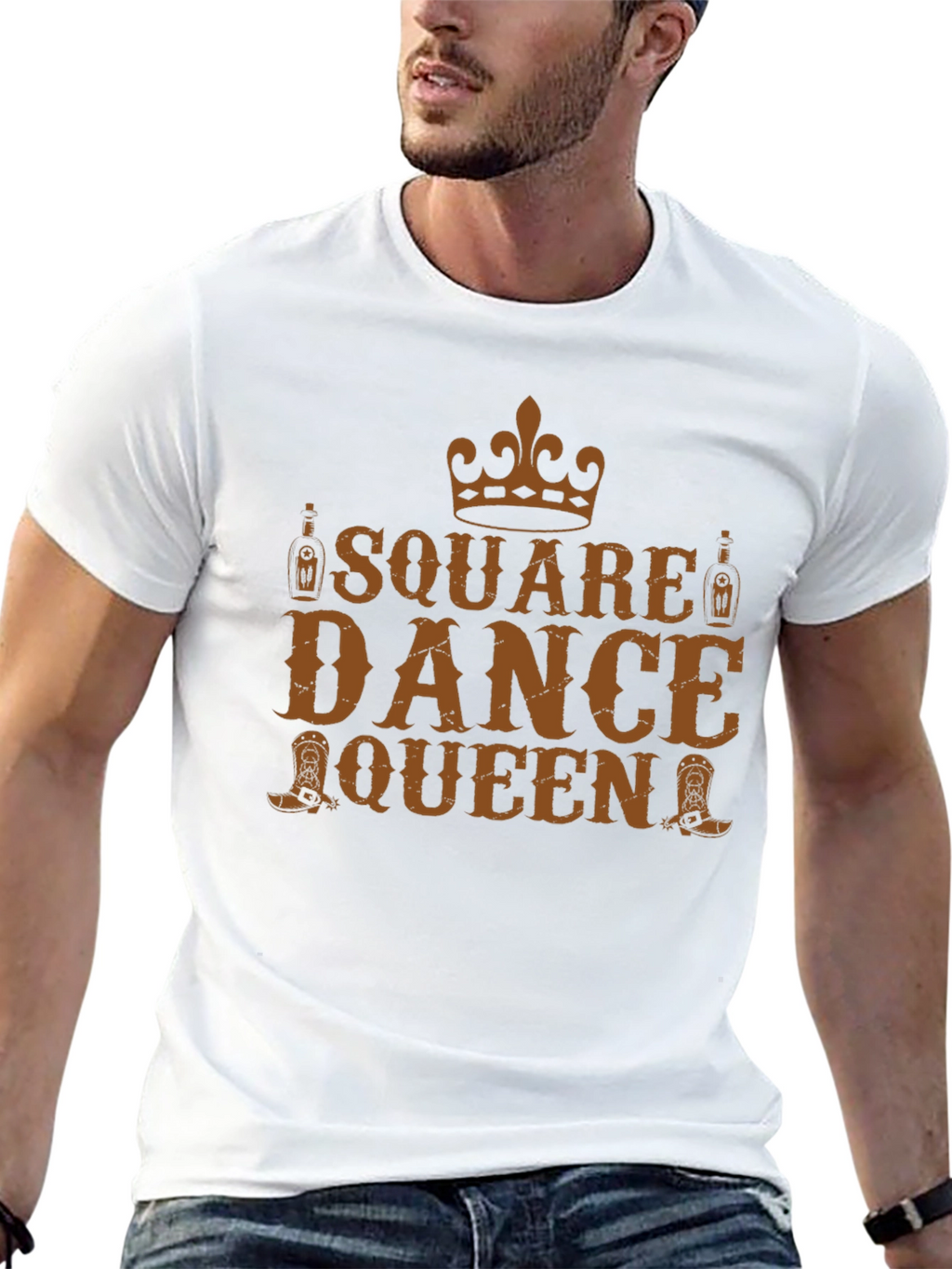 Square Dance Queen Graphic Tee