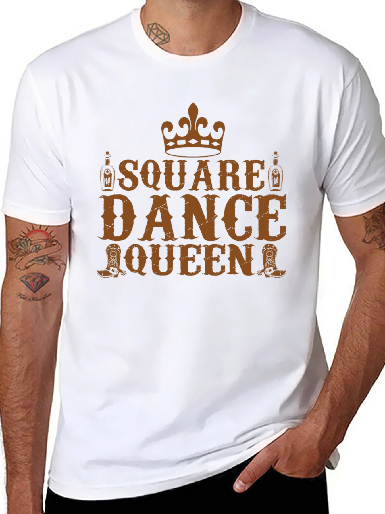 Square Dance Queen Graphic Tee