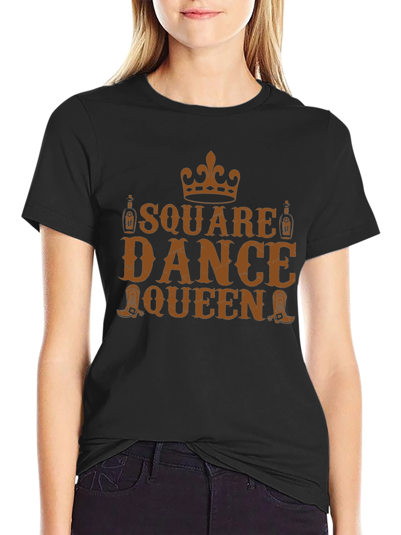 Square Dance Queen Graphic Tee